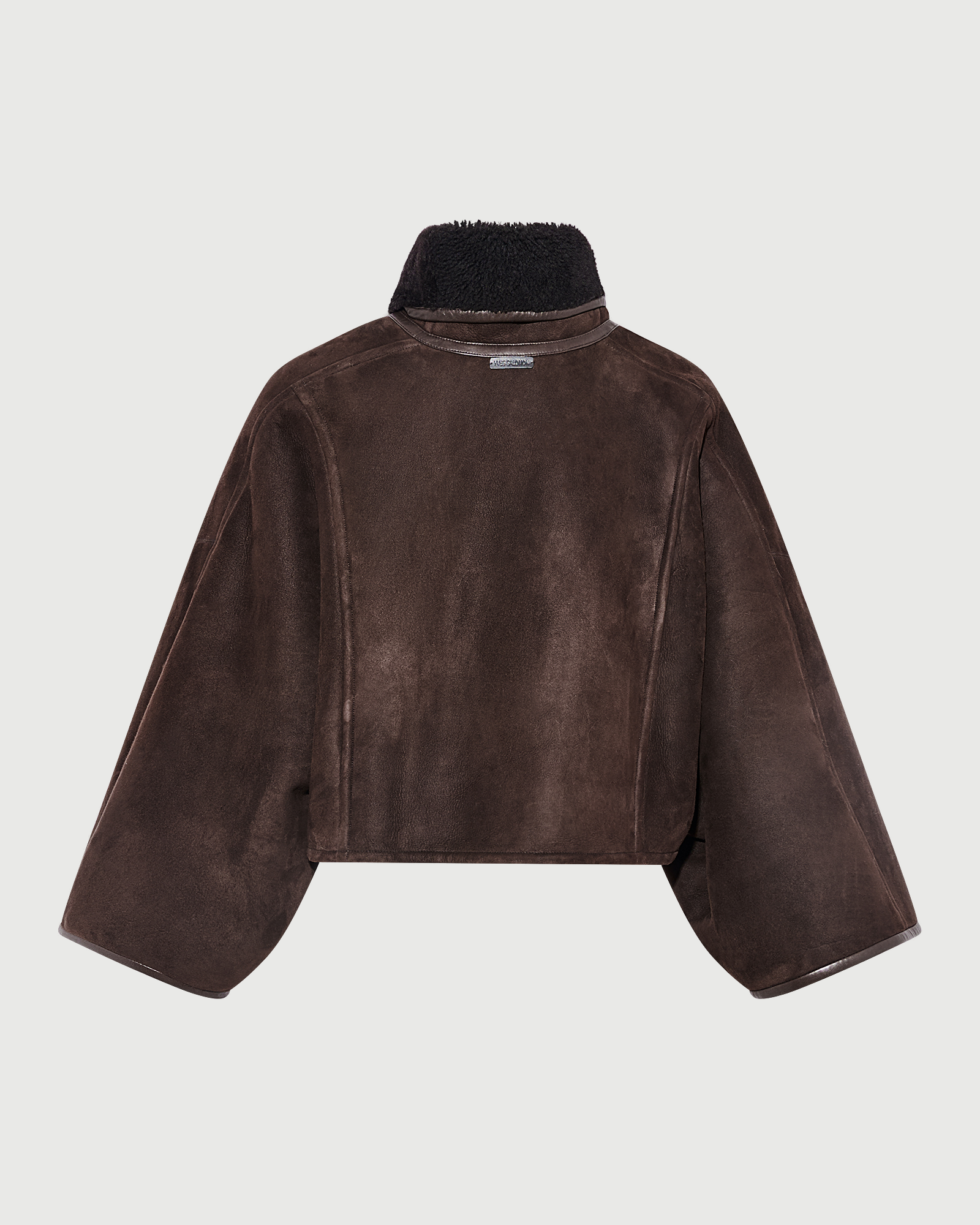 Short lambskin shearling cape - Yves Salomon - New Fall Winter Collection