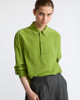 Light silk crepe blouse