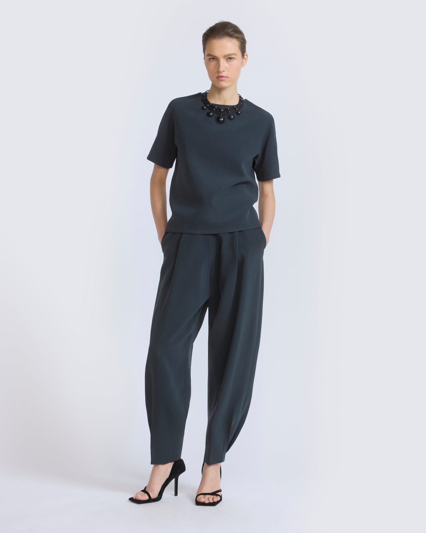 Silk crepe top - Yves Salomon - New Fall/Winter Collection
