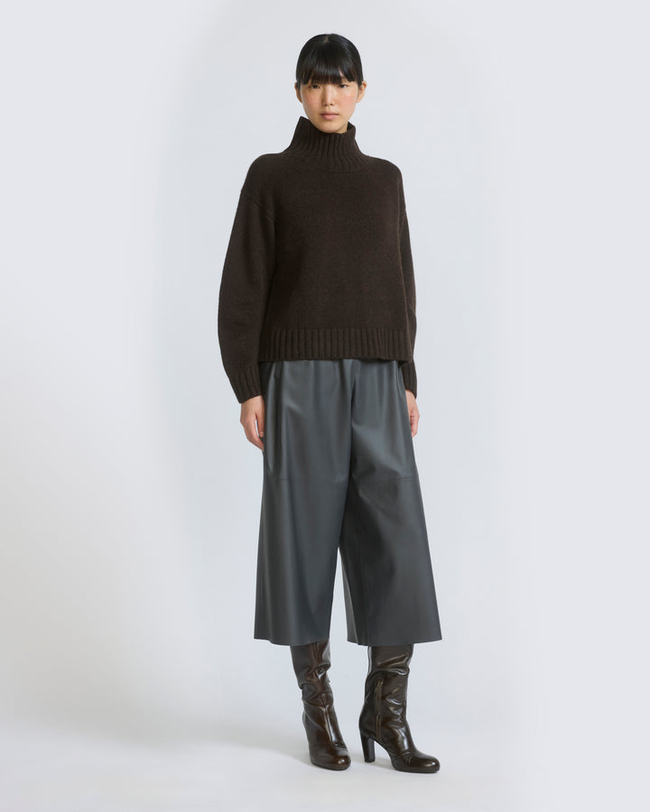 100% cashmere knit funnel neck sweater - Yves Salomon - New Fall/Winter Collection