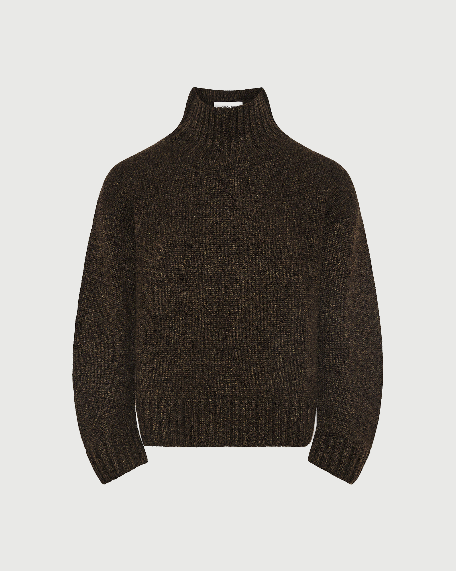 100% cashmere knit funnel neck sweater - Yves Salomon - New Fall Winter Collection