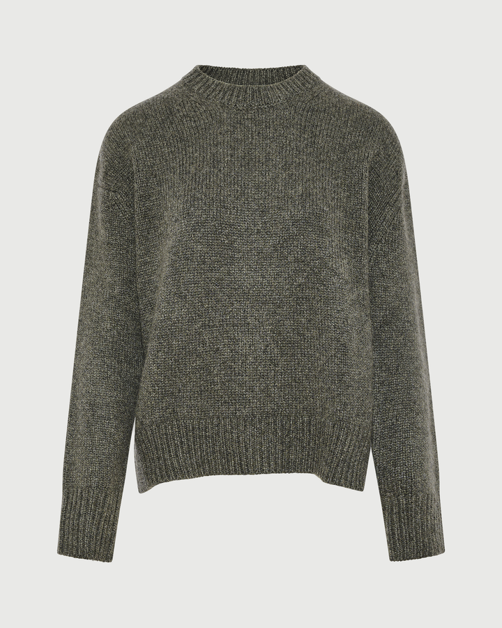100% cashmere knit crew neck sweater - Yves Salomon - New Fall Winter Collection