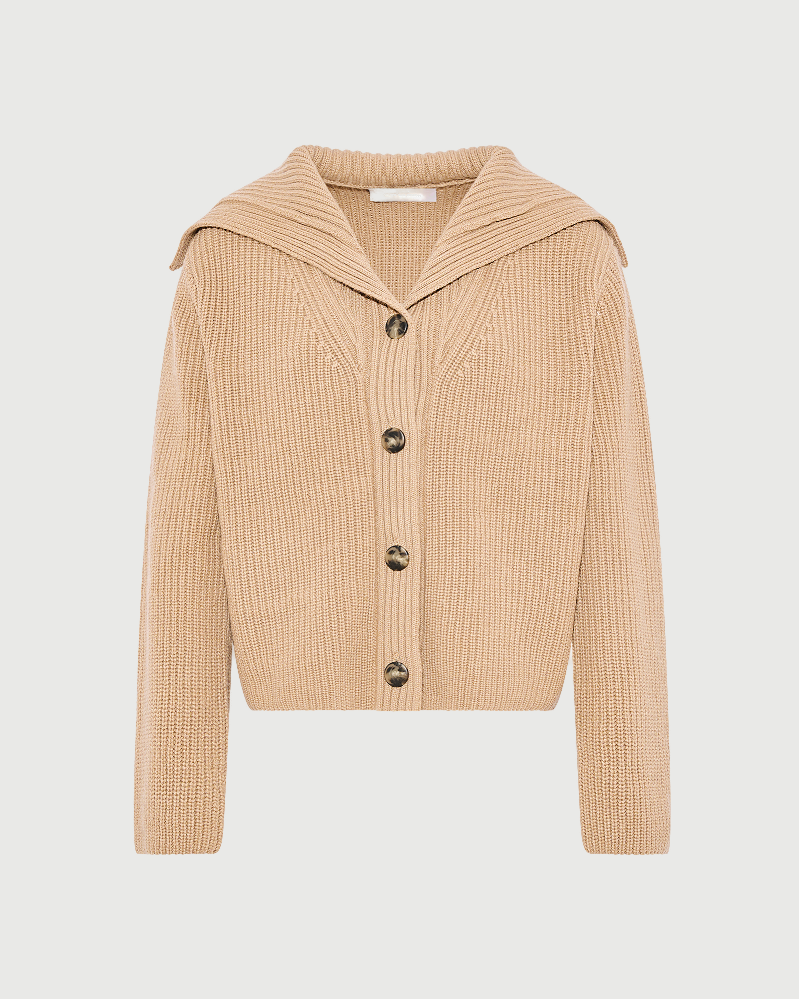 Sailor collar knit cardigan - Yves Salomon - New Fall Winter Collection
