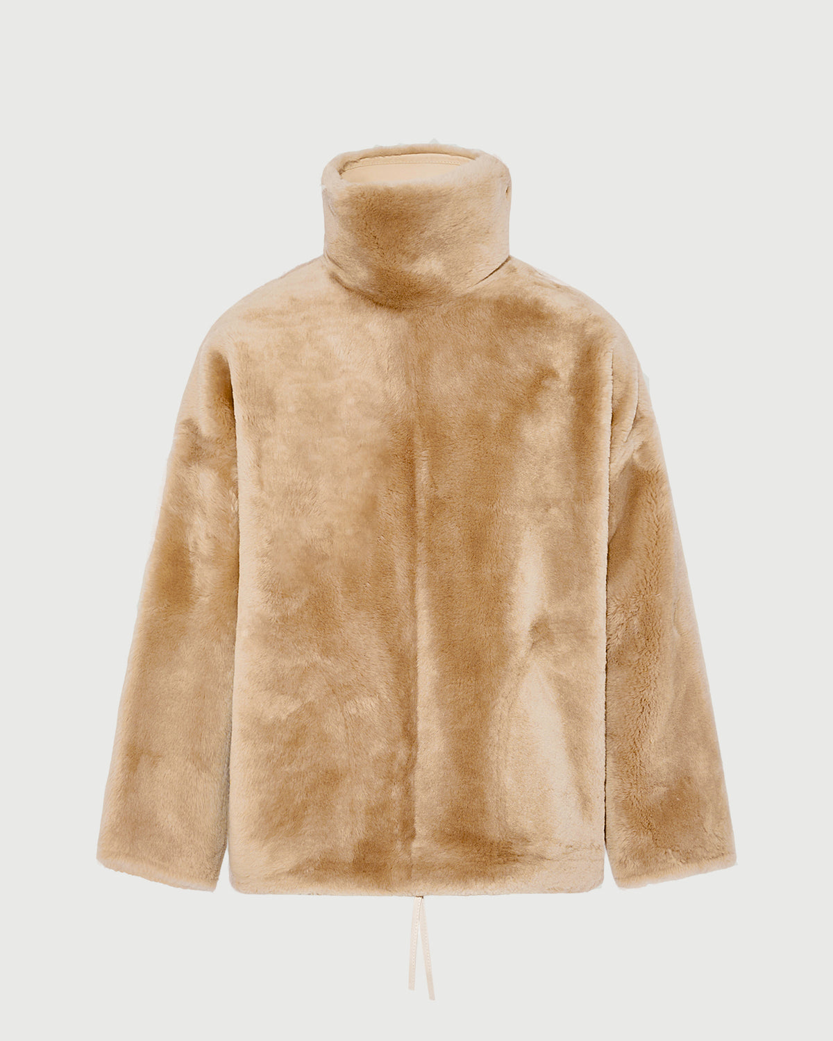 Lambskin shearling sweatshirt