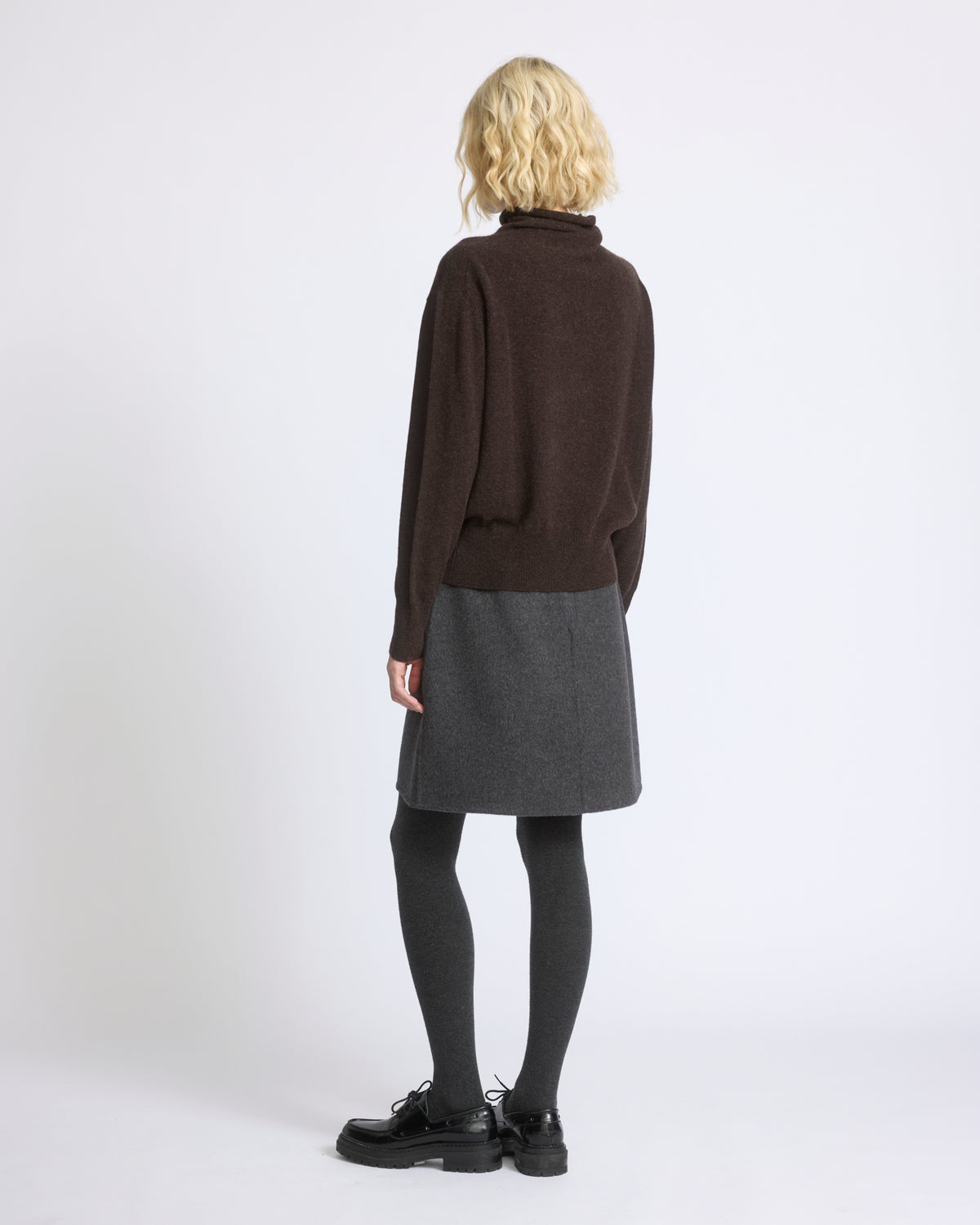 Double-sided wool and cashmere skirt - Yves Salomon - New Fall/Winter Collection