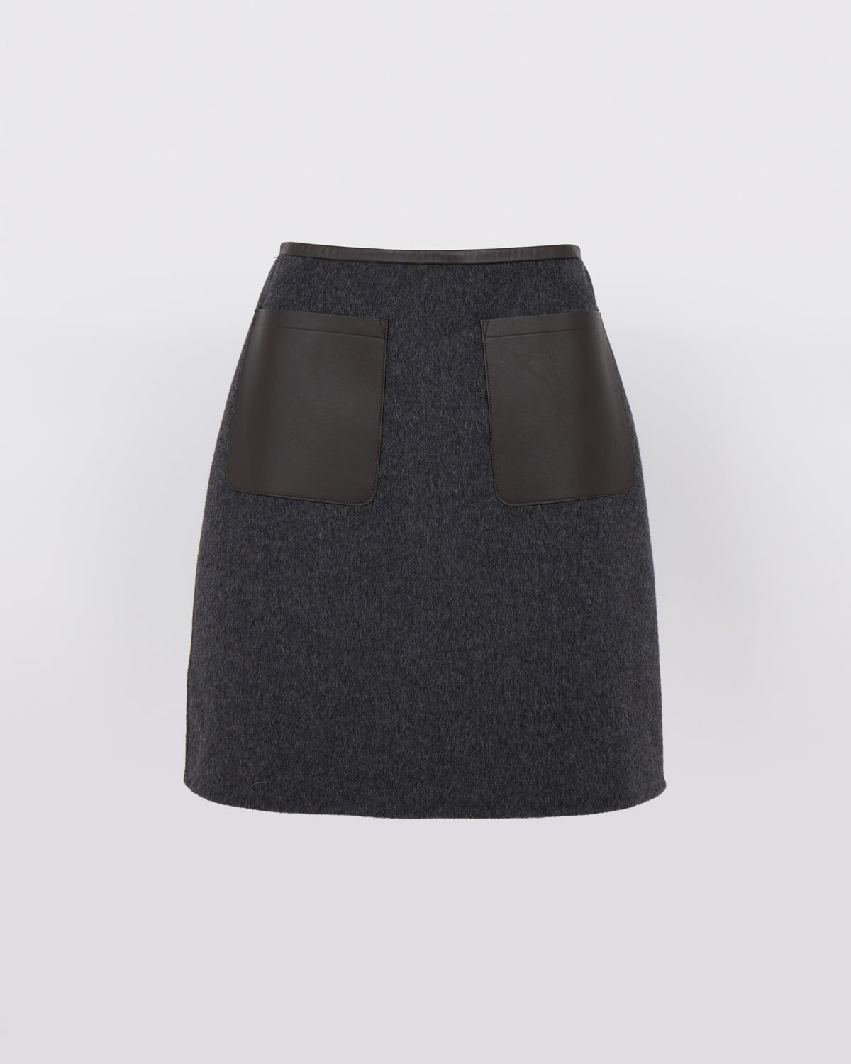 Double-sided wool and cashmere skirt - Yves Salomon - New Fall/Winter Collection