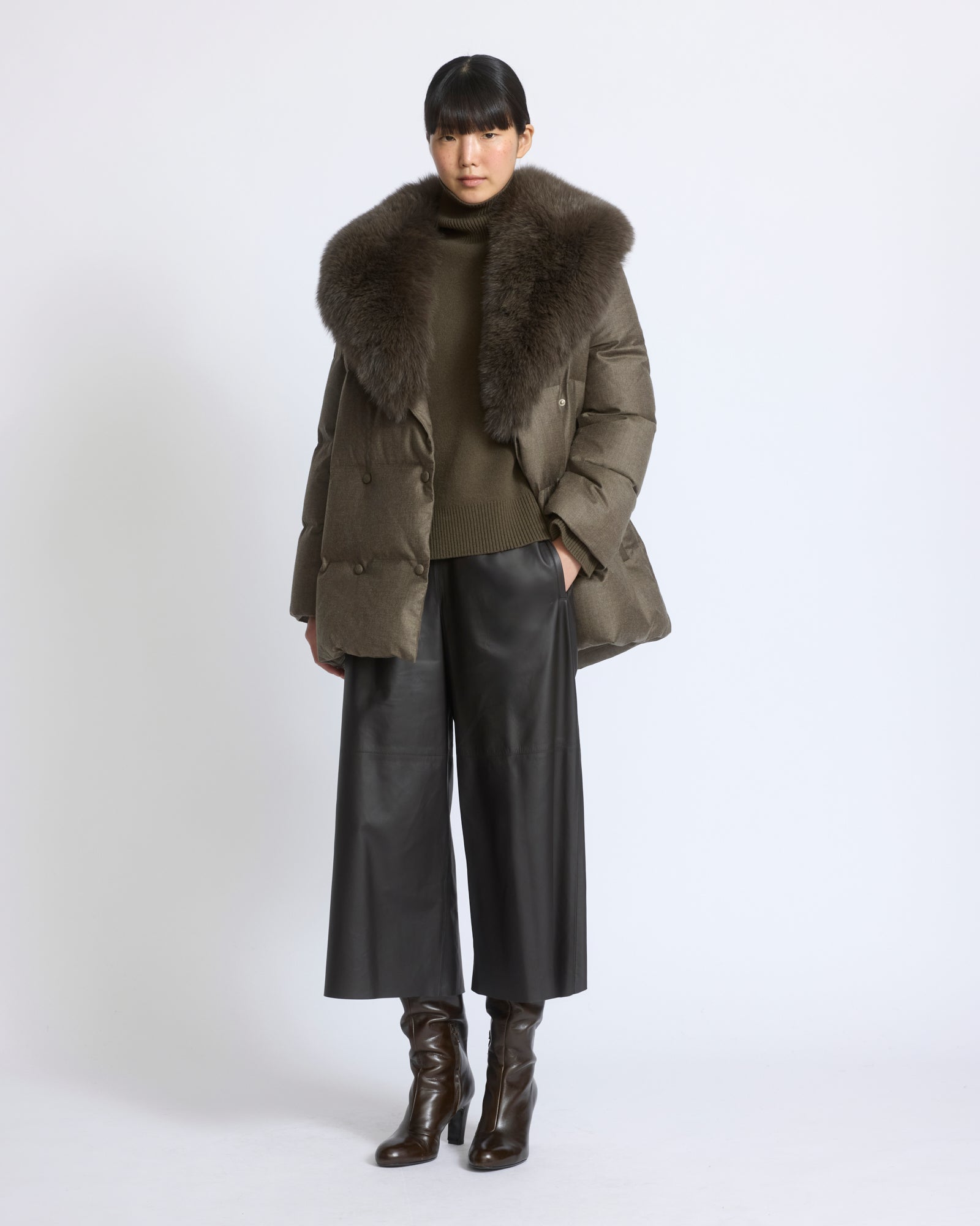 Women's Loro Piana Fabric Down Jackets — World's Most Precious