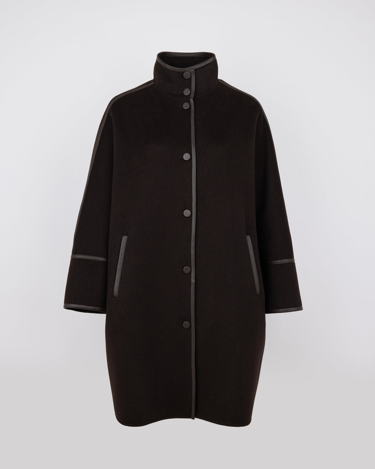 Oversized double-sided wool cashmere coat - Yves Salomon - New Fall/Winter Collection