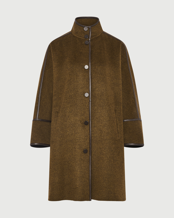 Oversized double-sided wool cashmere coat - Yves Salomon - New Fall Winter Collection