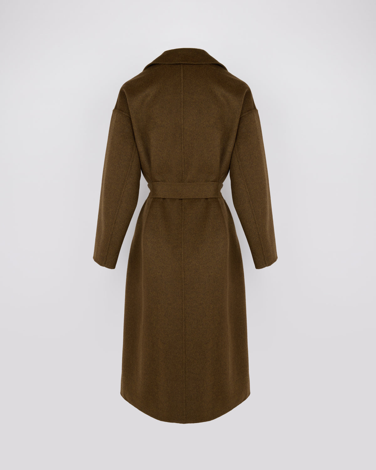 Long double-sided wool and cashmere coat with mink fur pockets - Yves Salomon - New Fall/Winter Collection