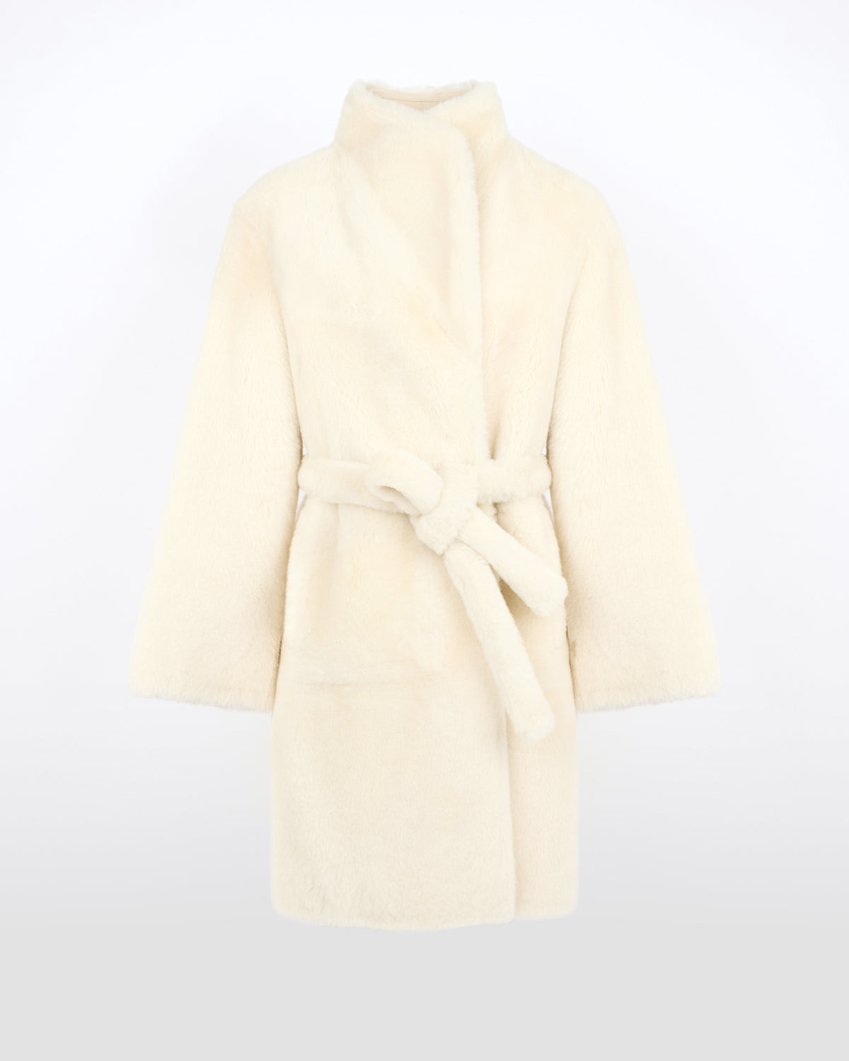 Reversible combed lambskin shearling coat - Yves Salomon - New Fall/Winter Collection