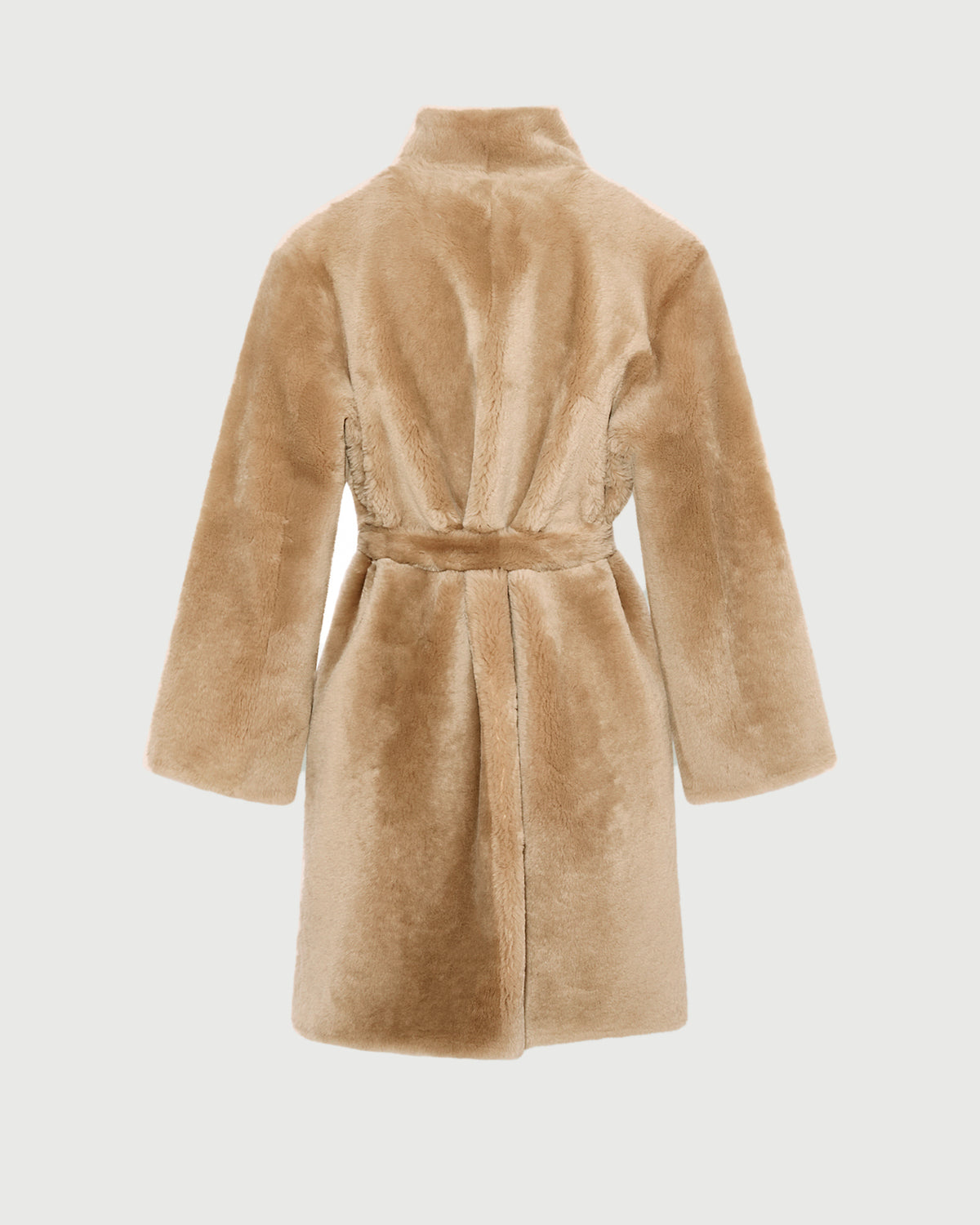Reversible combed lambskin shearling coat - Yves Salomon - New Fall/Winter Collection
