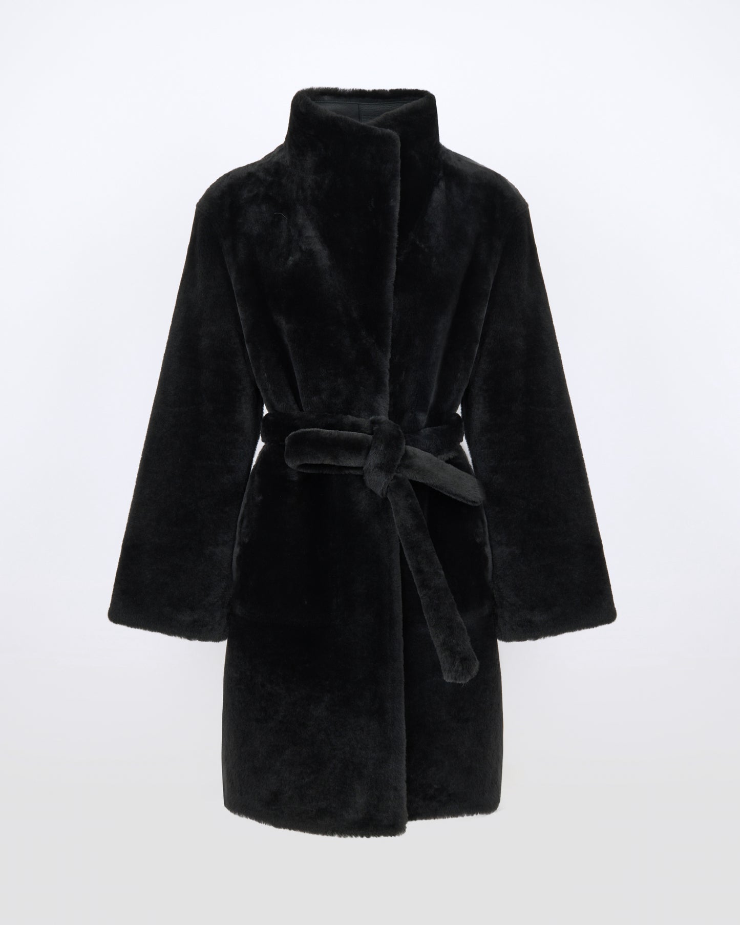 Reversible combed lambskin shearling coat - Yves Salomon - New Fall/Winter Collection