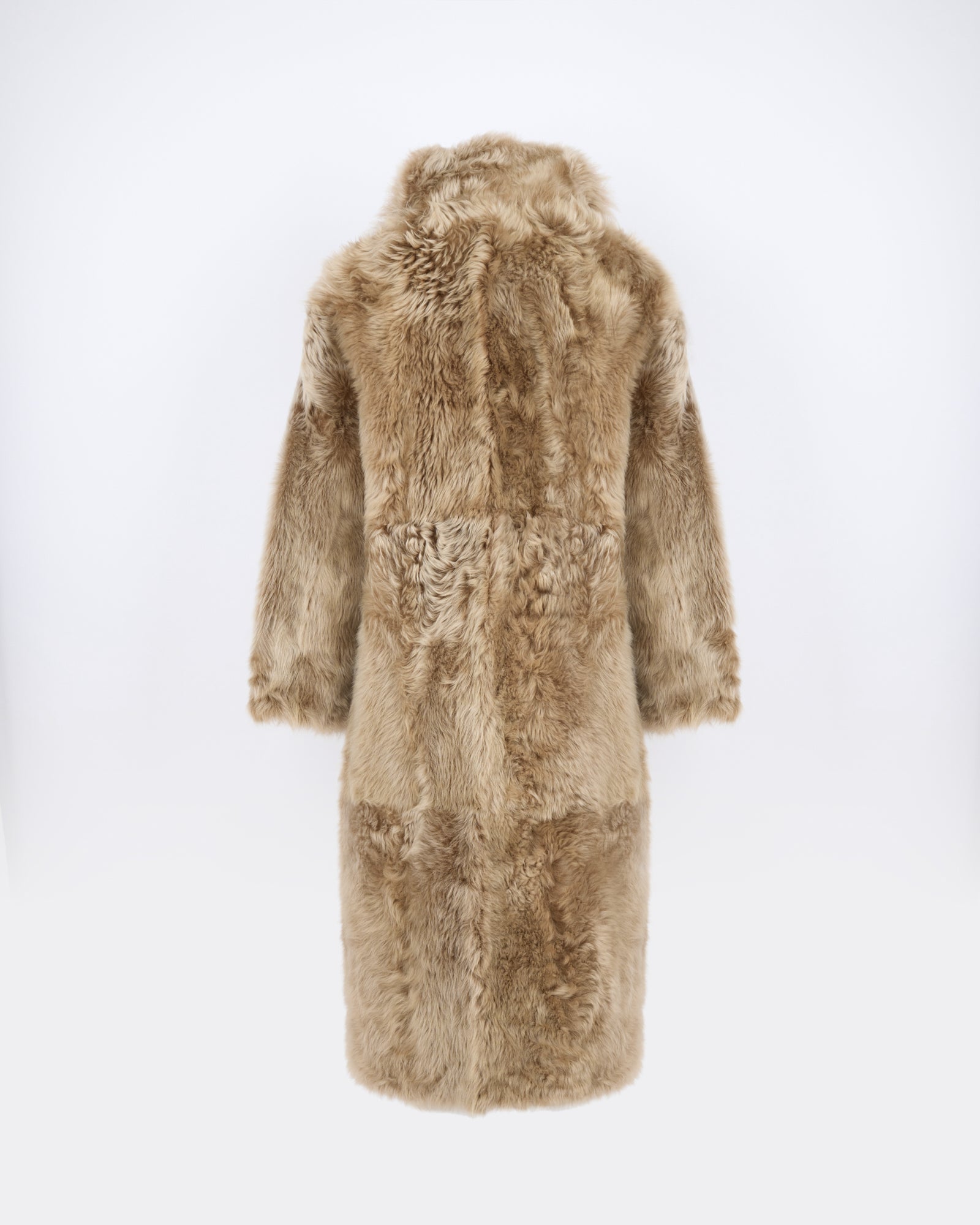 Long reversible lambskin shearling coat - Yves Salomon - New Fall/Winter Collection