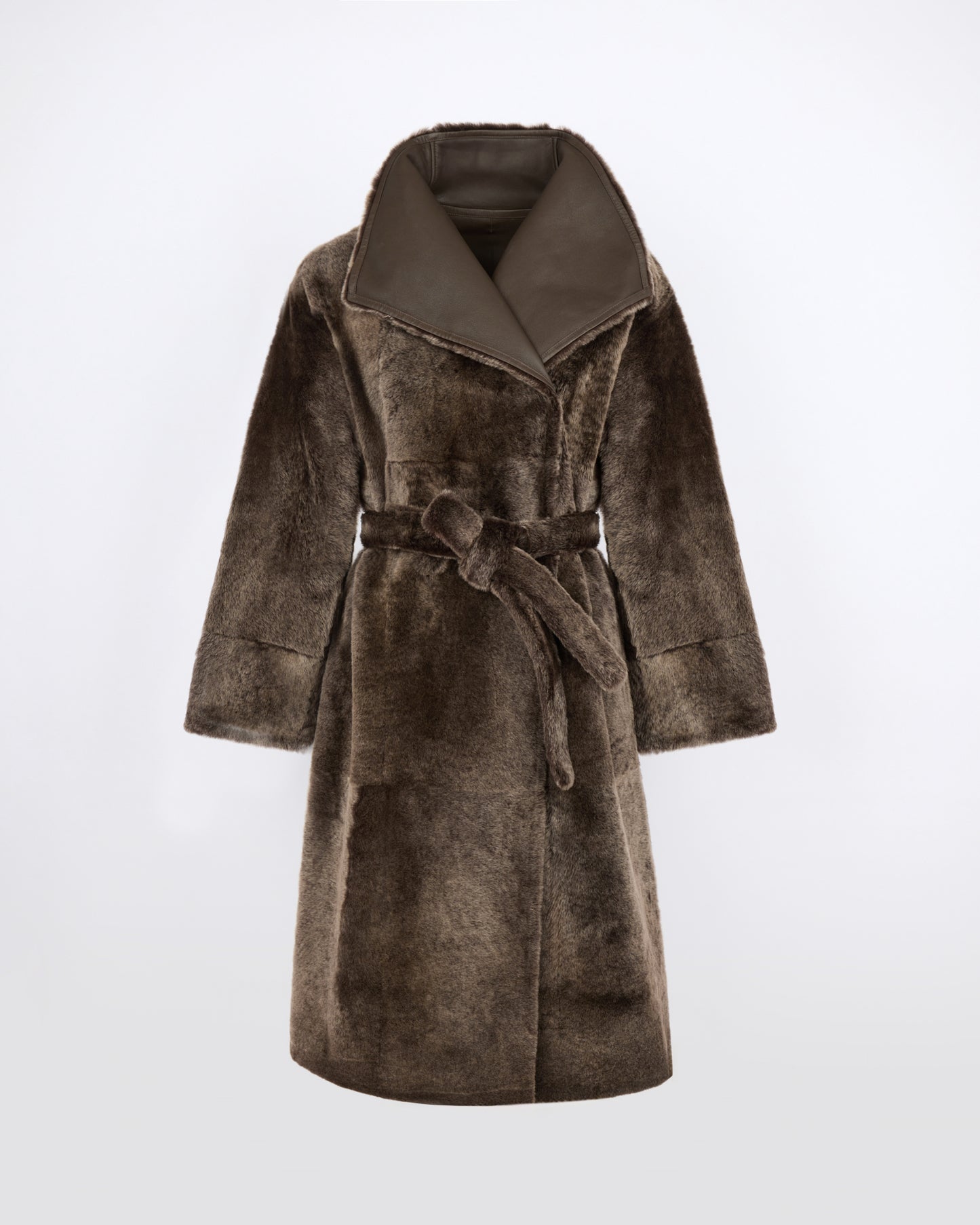 Long reversible Lacon lambskin shearling coat - Yves Salomon - New Fall/Winter Collection