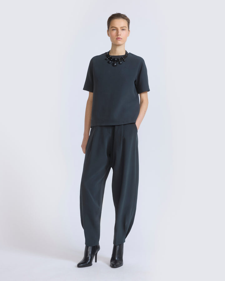 Balloon silk crepe pants - Yves Salomon - New Fall/Winter Collection