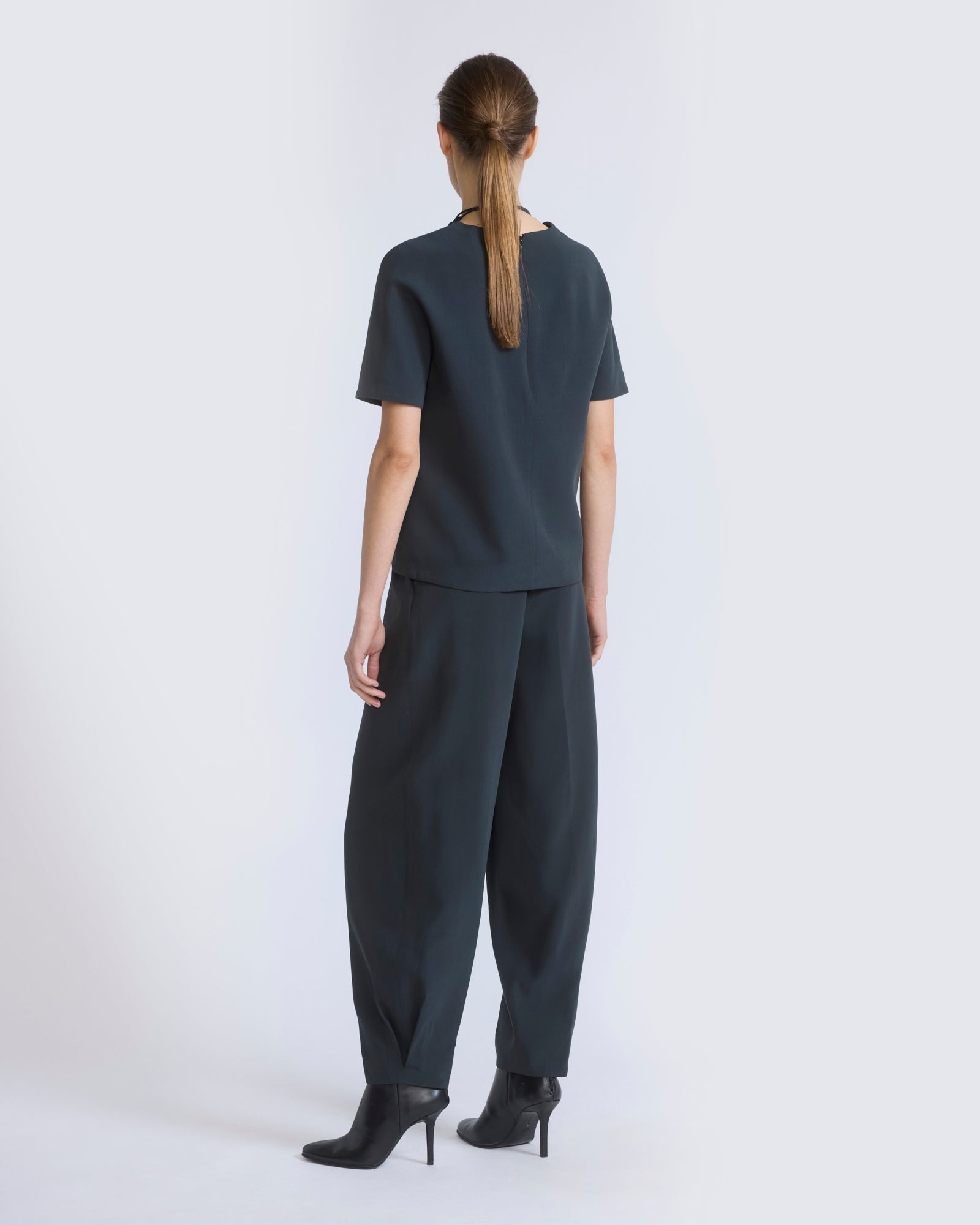 Balloon silk crepe pants - Yves Salomon - New Fall/Winter Collection