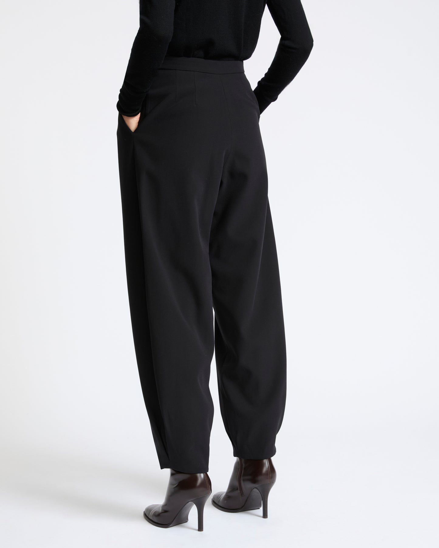 Balloon silk crepe pants - Yves Salomon - New Fall Winter Collection