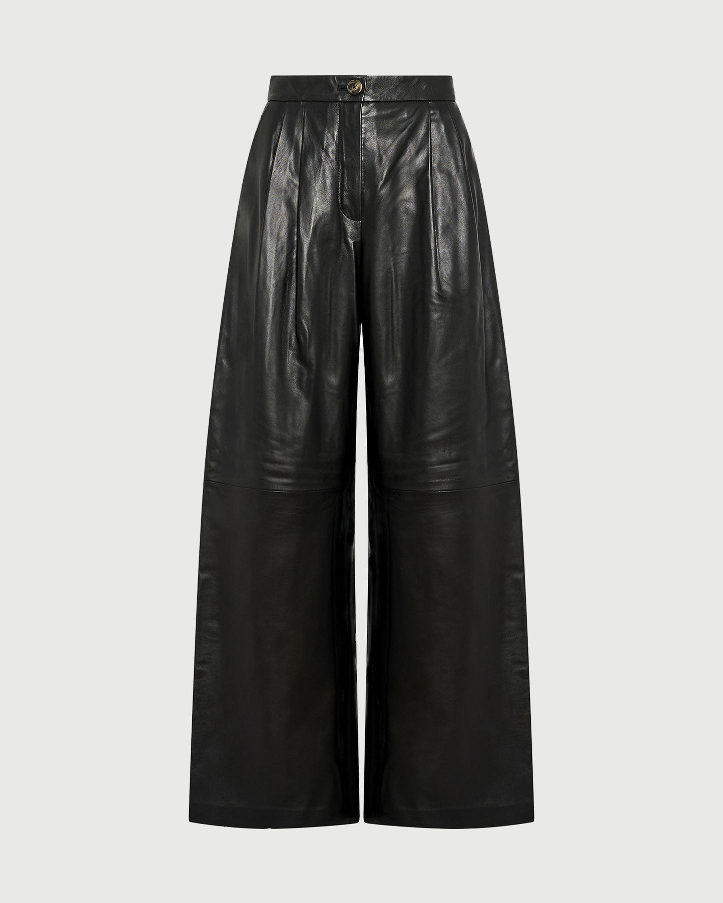 Wide lambskin leather pants - Yves Salomon - New Fall Winter Collection
