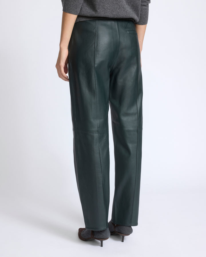 Tailored lambskin leather trousers - Yves Salomon - New Fall/Winter Collection