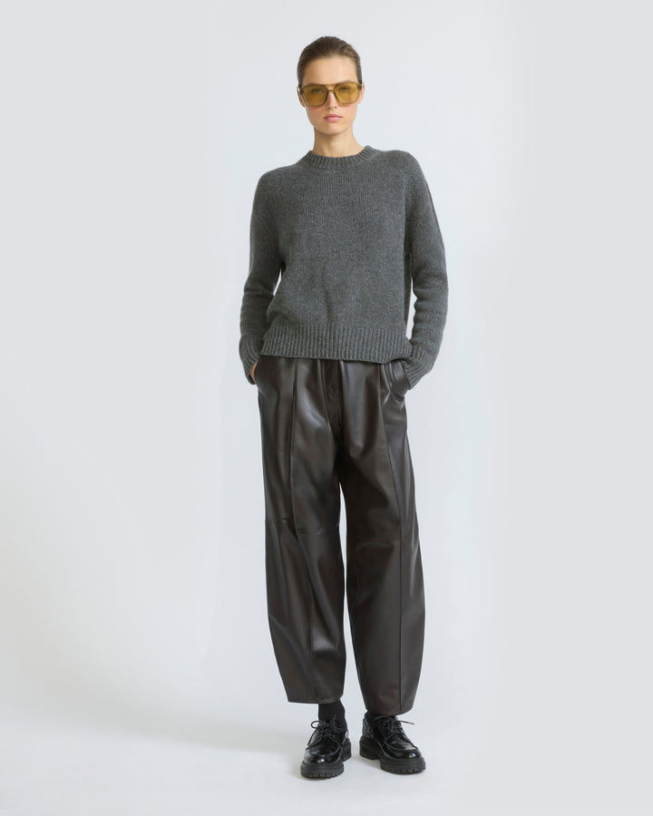 Lambskin leather balloon pants - Yves Salomon - New Fall/Winter Collection