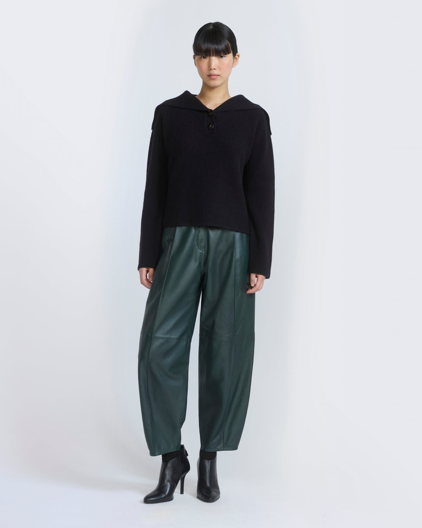 Lambskin leather balloon pants - Yves Salomon - New Fall/Winter Collection