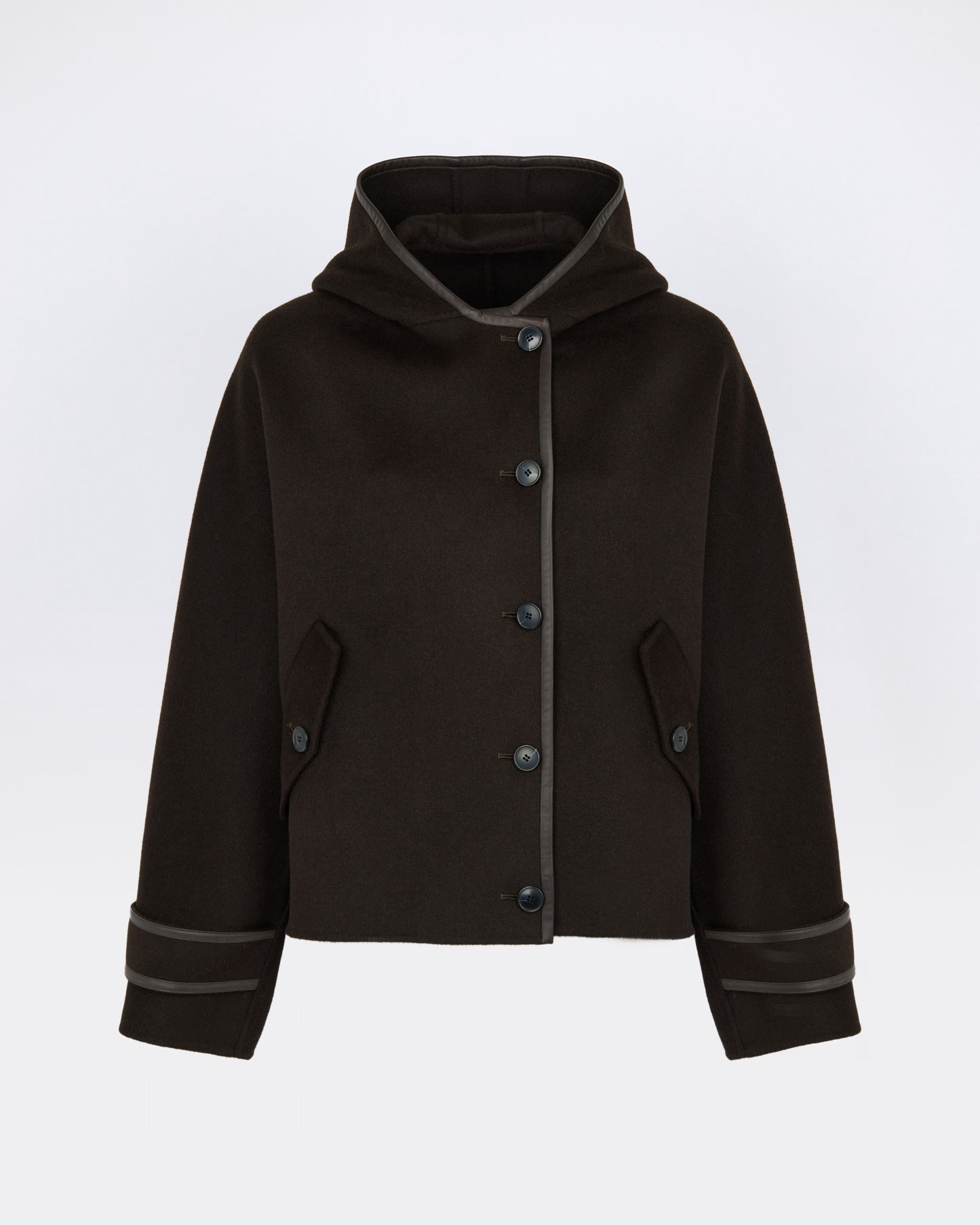 Double-sided cashmere wool hooded jacket - Yves Salomon - New Fall/Winter Collection