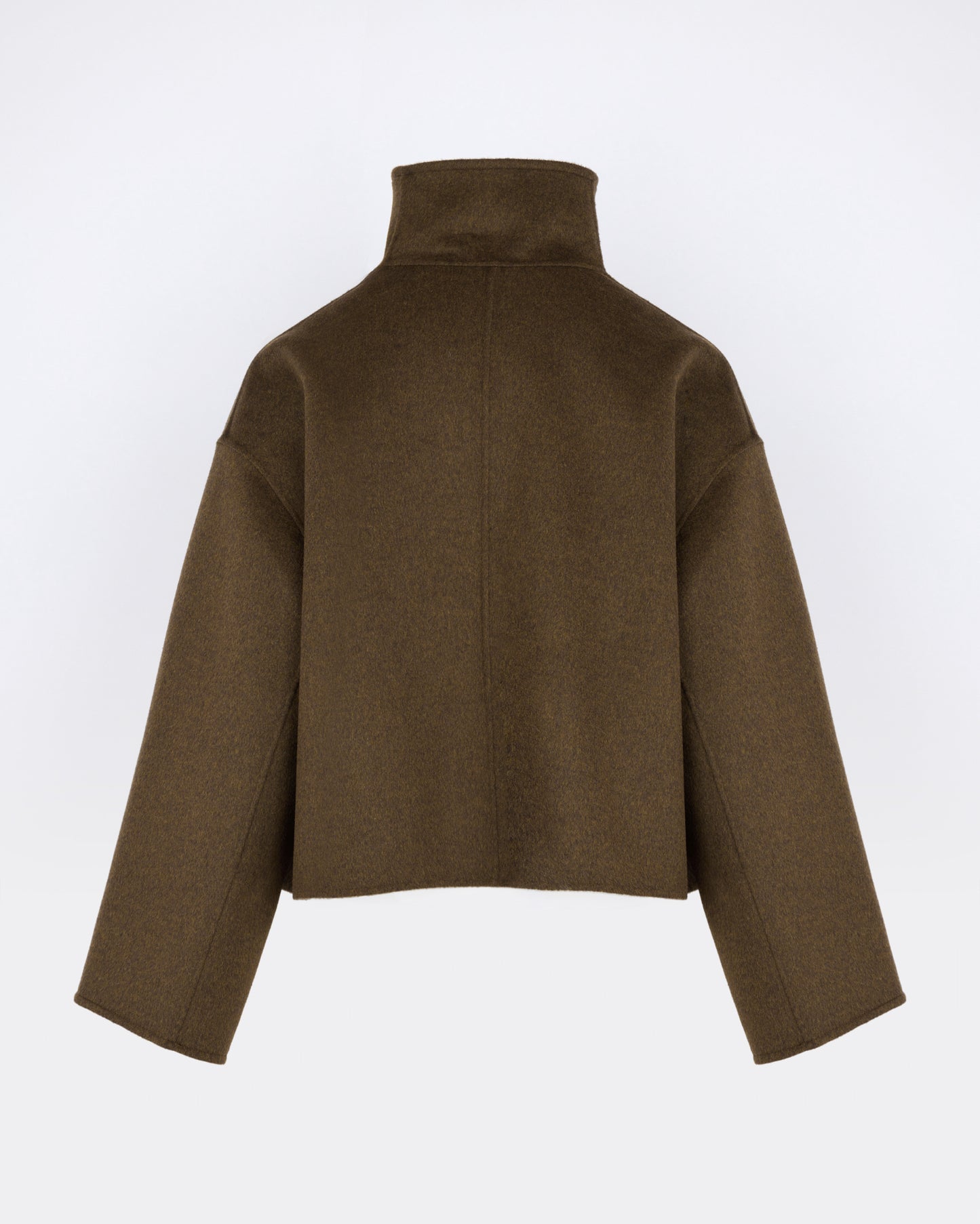 Short double-sided cashmere wool jacket with lambskin shearling - Yves Salomon - New Fall/Winter Collection
