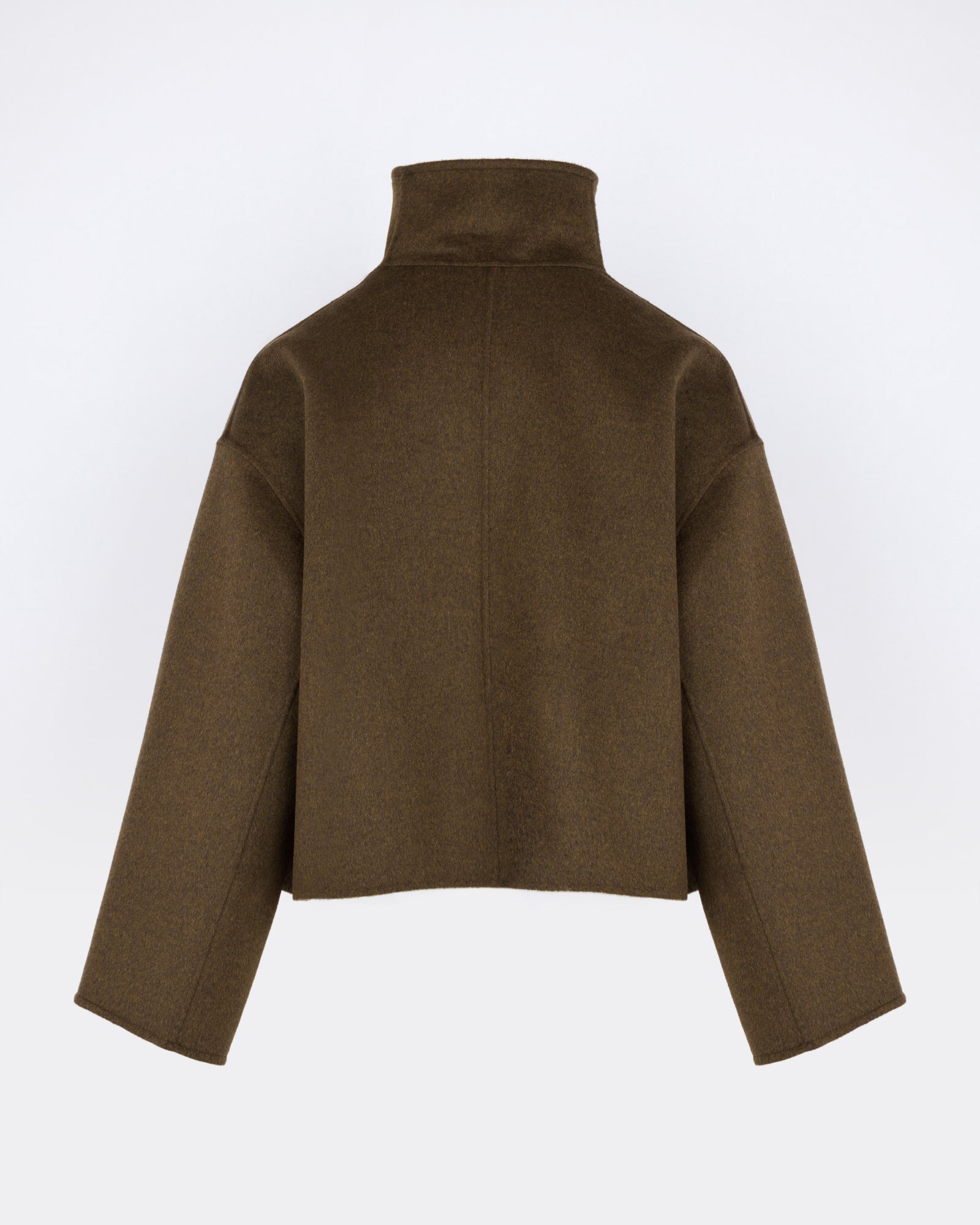 Short double-sided cashmere wool jacket with lambskin shearling - Yves Salomon - New Fall/Winter Collection