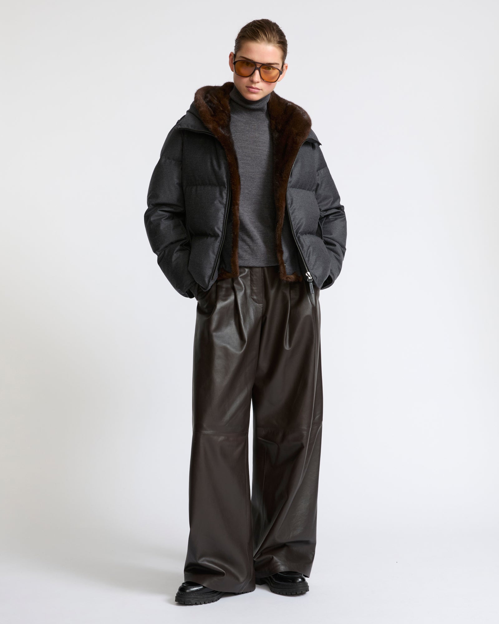 Women's Loro Piana Fabric Down Jackets — World's Most Precious