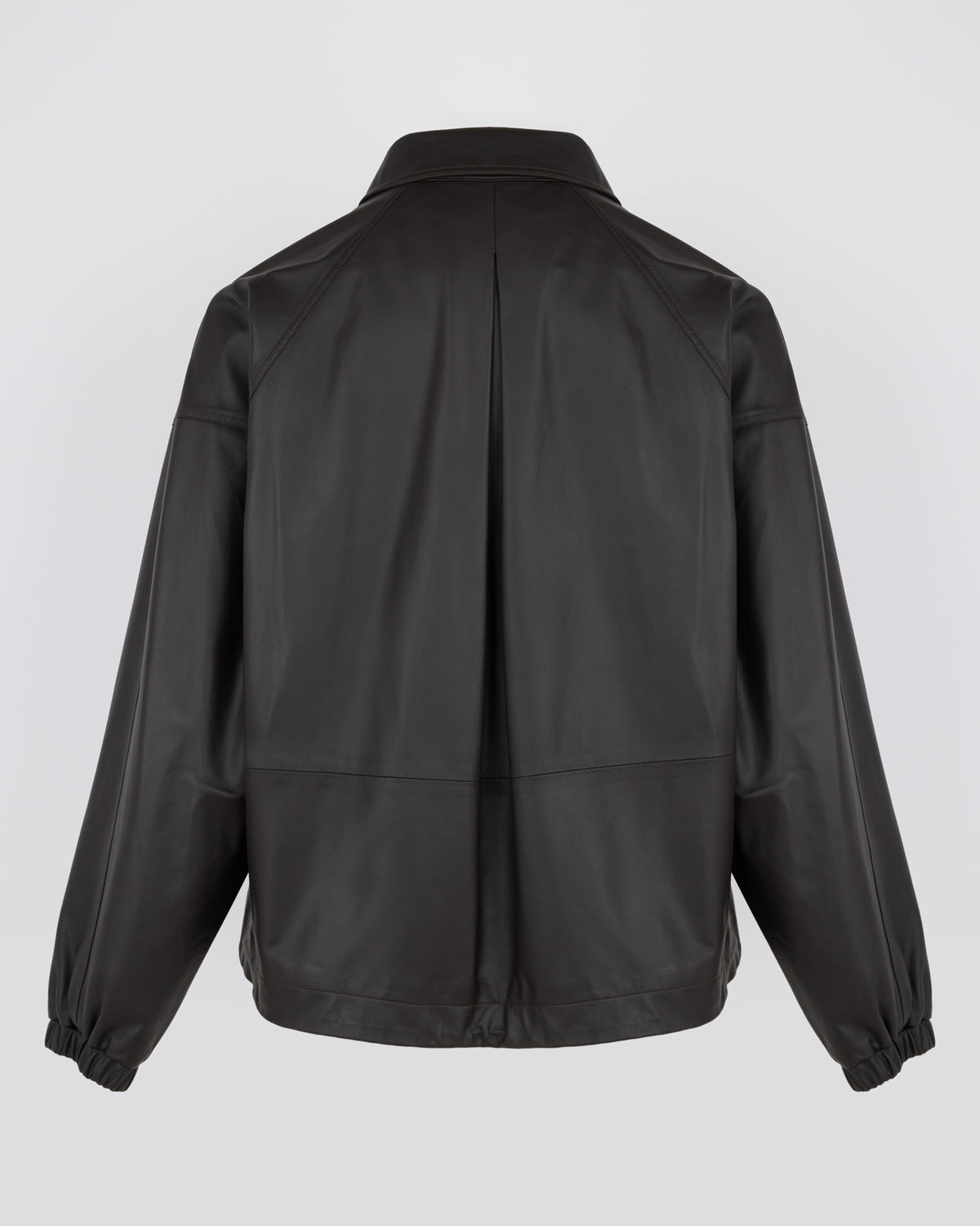 Short fine lambskin leather jacket - Yves Salomon - New Fall/Winter Collection
