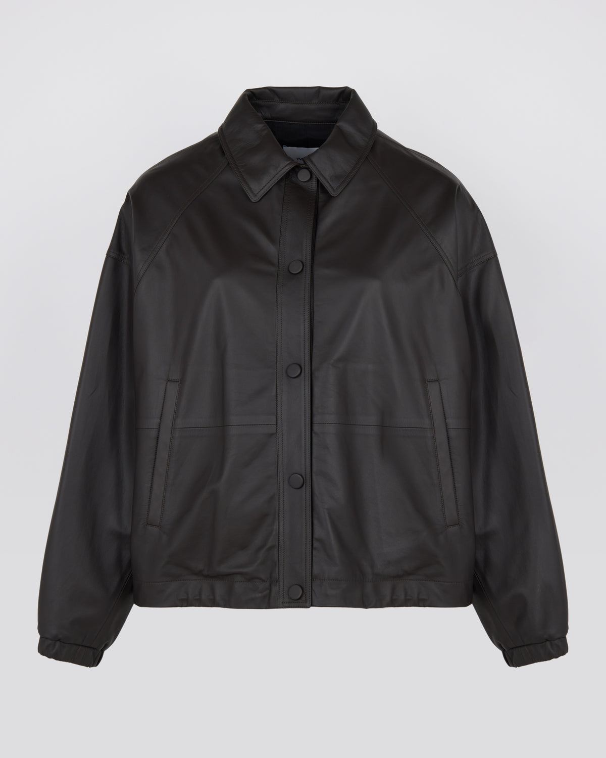 Short fine lambskin leather jacket - Yves Salomon - New Fall/Winter Collection