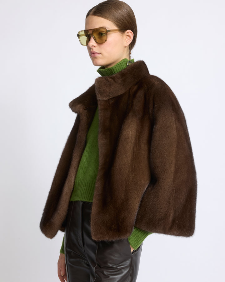 Long-haired mink fur jacket - Yves Salomon - New Fall/Winter Collection