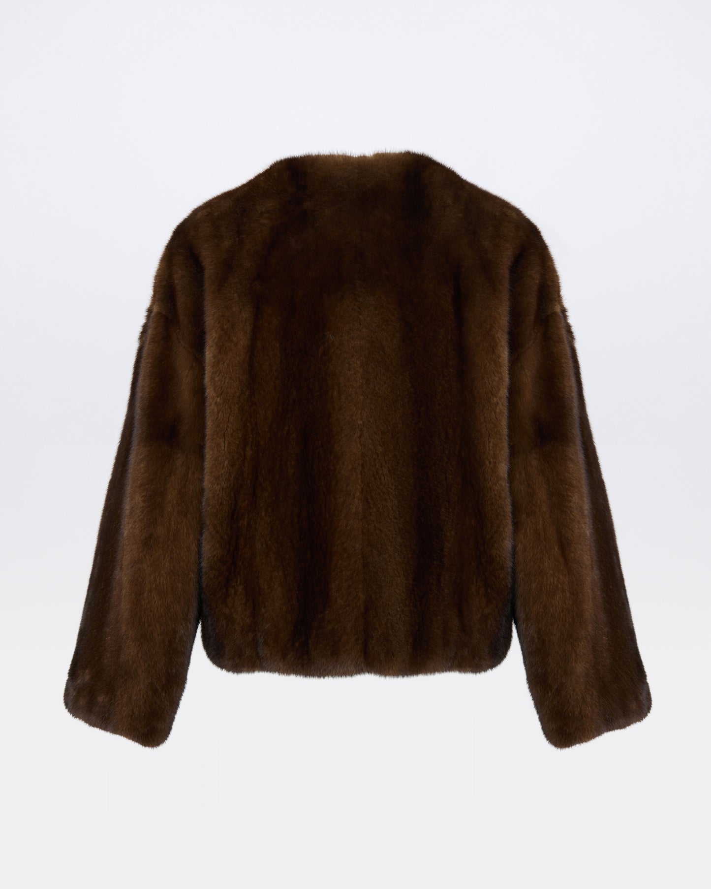 Oversized long-haired mink fur jacket - Yves Salomon - New Fall/Winter Collection