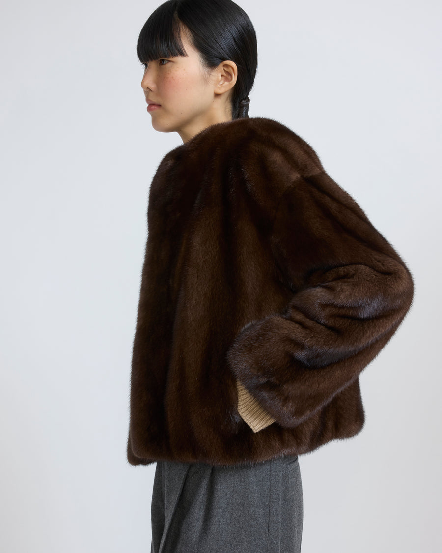 Mink fur