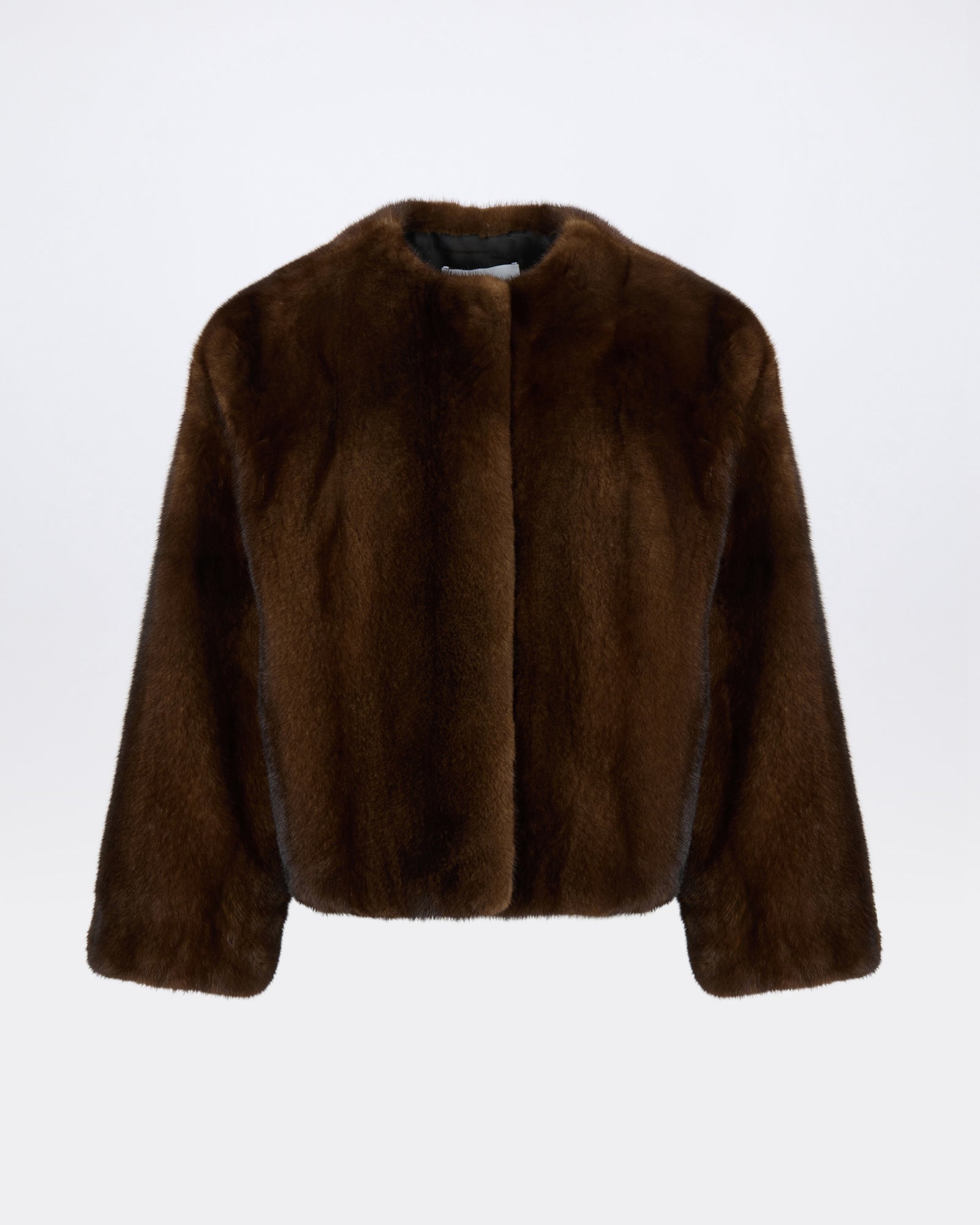 Oversized long-haired mink fur jacket - Yves Salomon - New Fall/Winter Collection