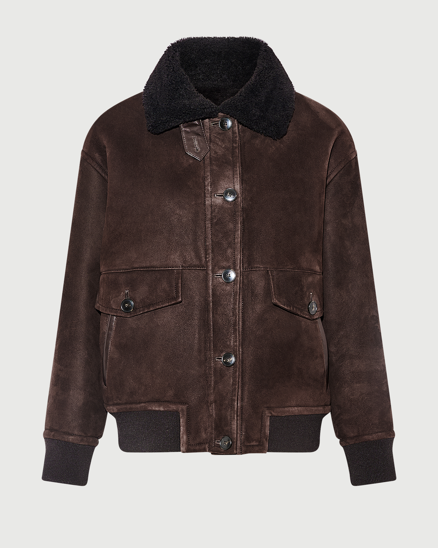 Lambskin shearling bomber jacket - Yves Salomon - New Fall Winter Collection