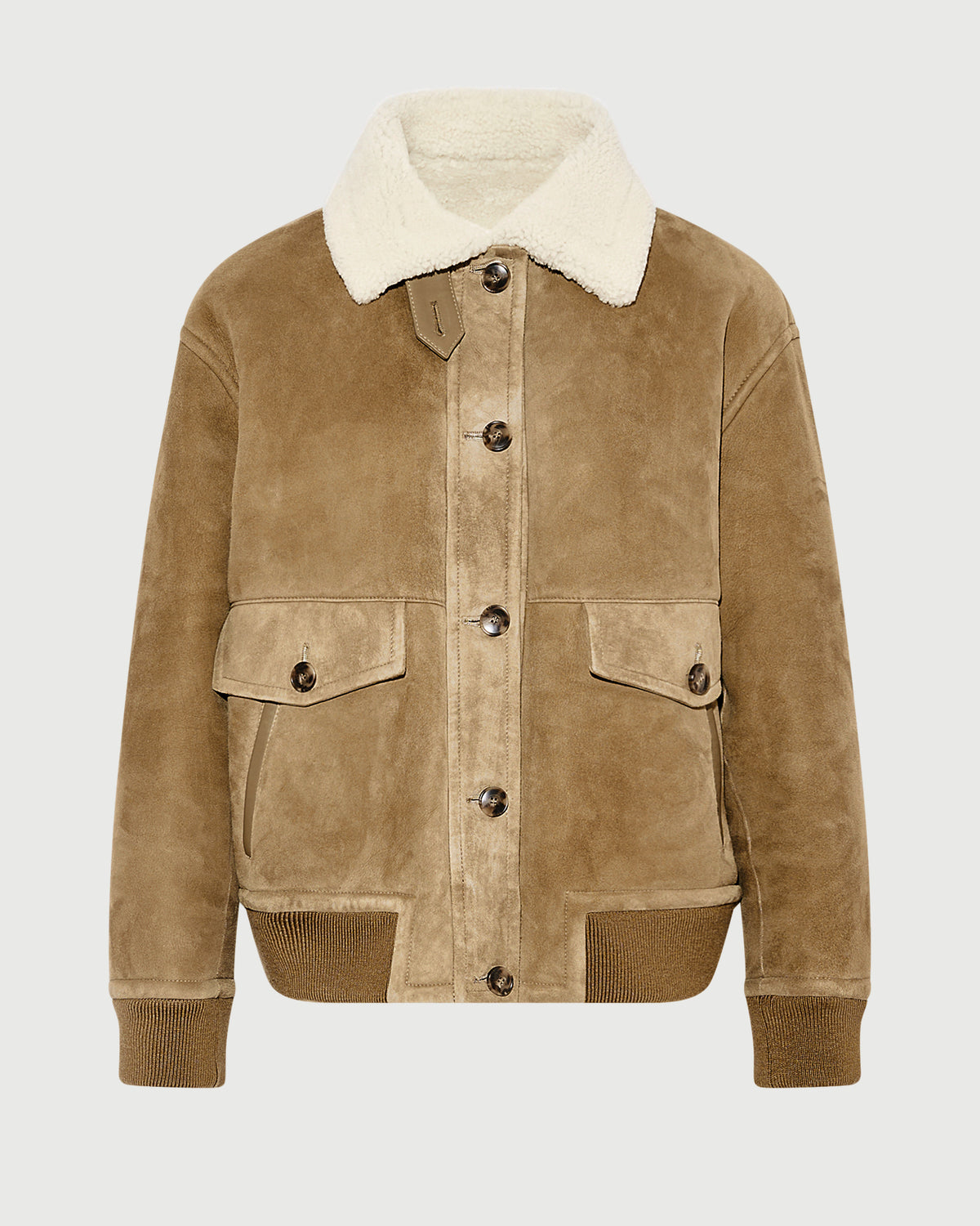Lambskin shearling bomber jacket - Yves Salomon - New Fall/Winter Collection