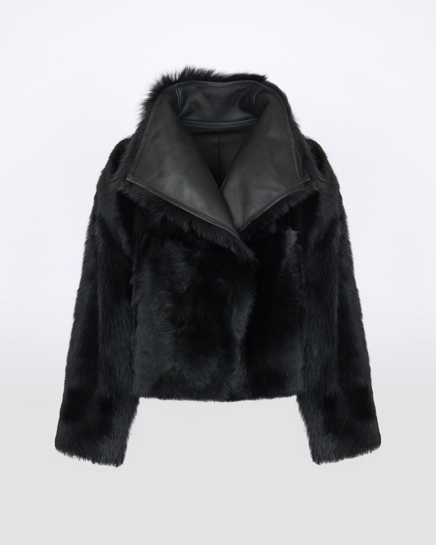 Reversible short Toscana lambskin shearling jacket - Yves Salomon - New Fall/Winter Collection