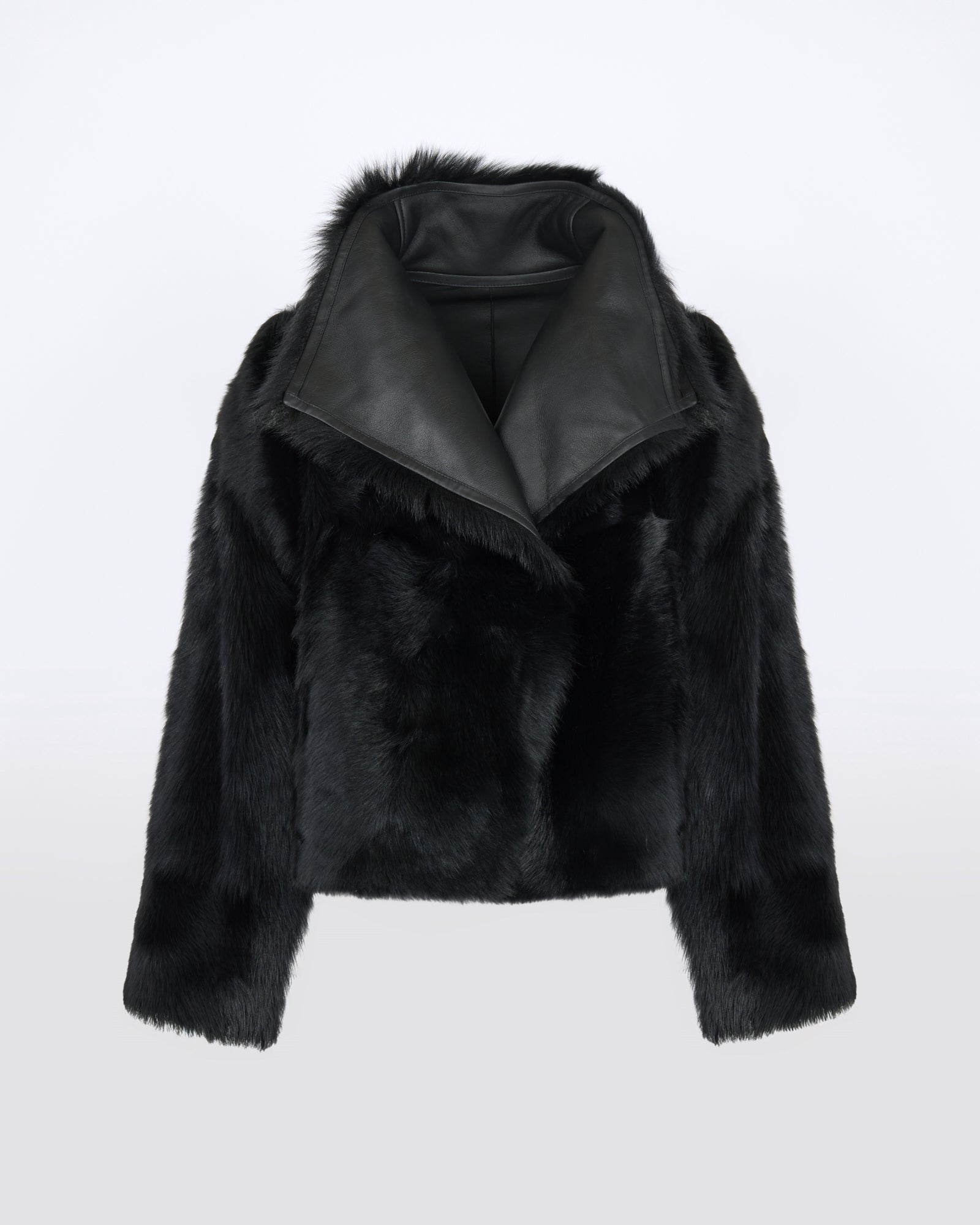 Reversible short Toscana lambskin shearling jacket - Yves Salomon - New Fall/Winter Collection