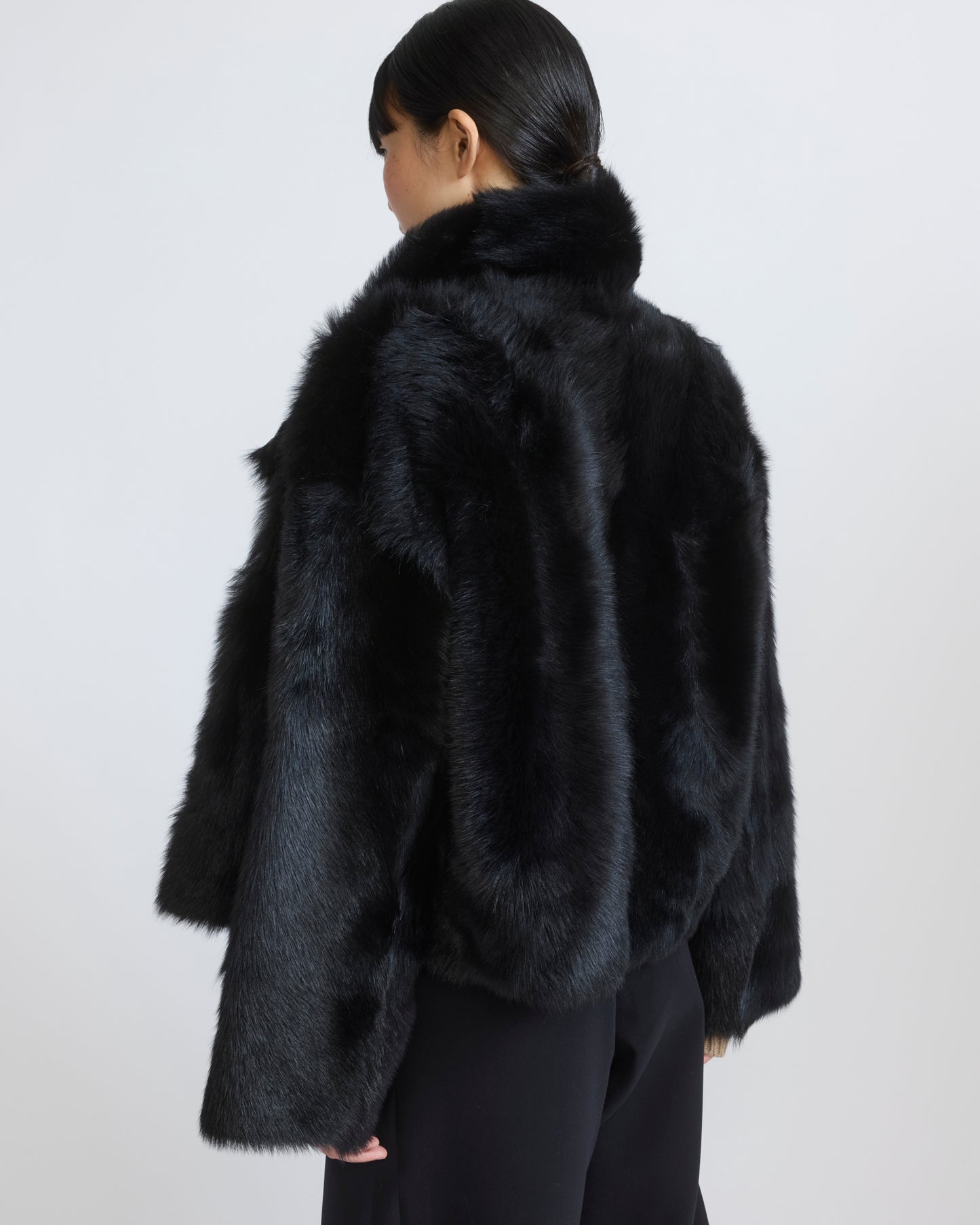 Reversible short Toscana lambskin shearling jacket - Yves Salomon - New Fall/Winter Collection