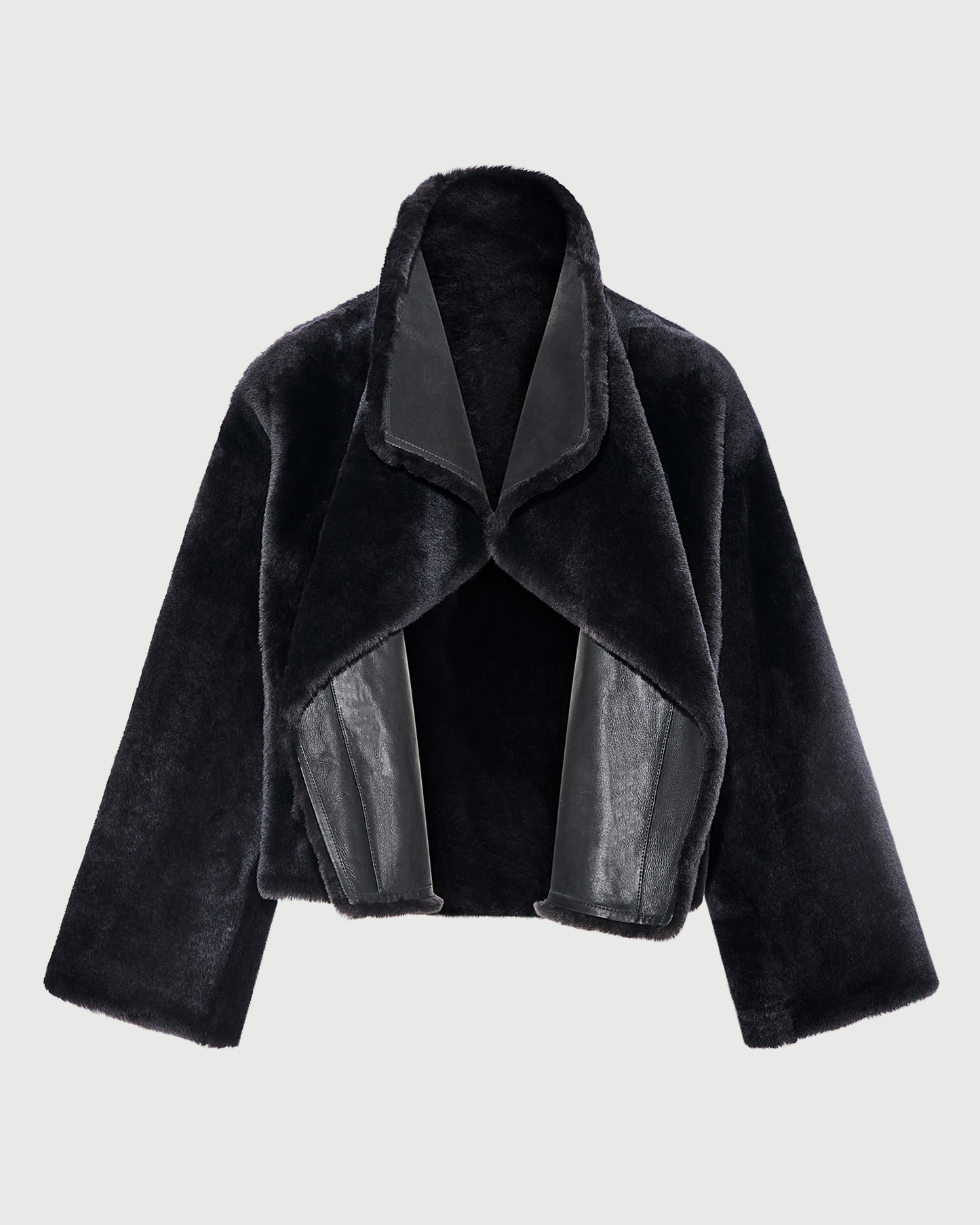 Reversible short Lacon lambskin shearling jacket - Yves Salomon - New Fall Winter Collection