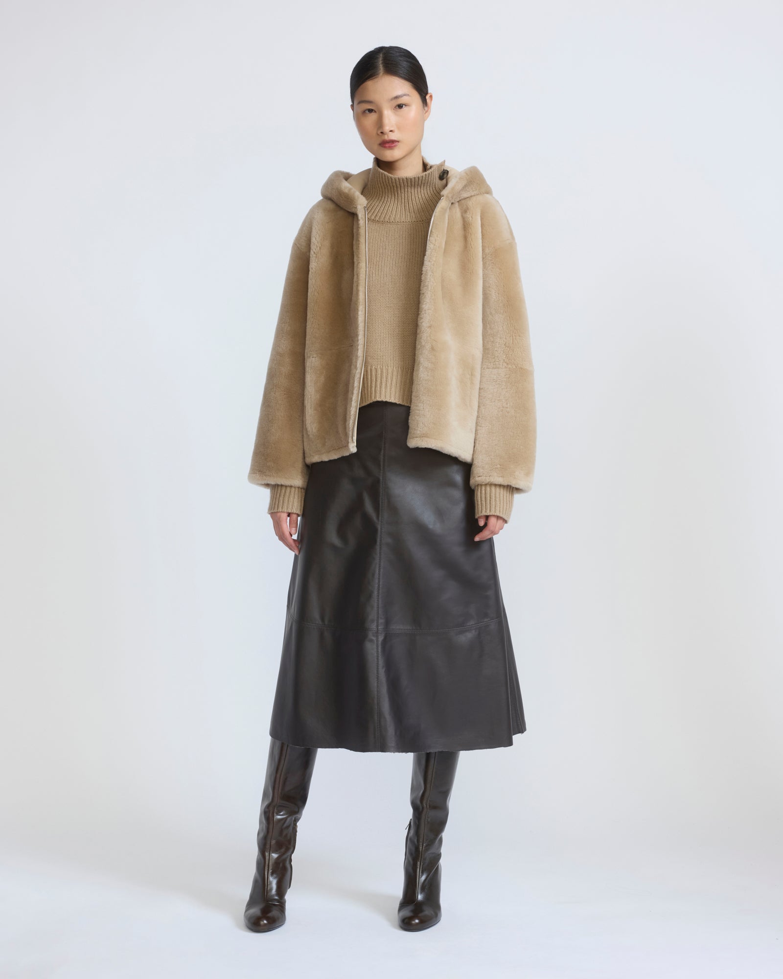 Women's Jackets — Leather, Fur & Technical Fabric | Yves Salomon