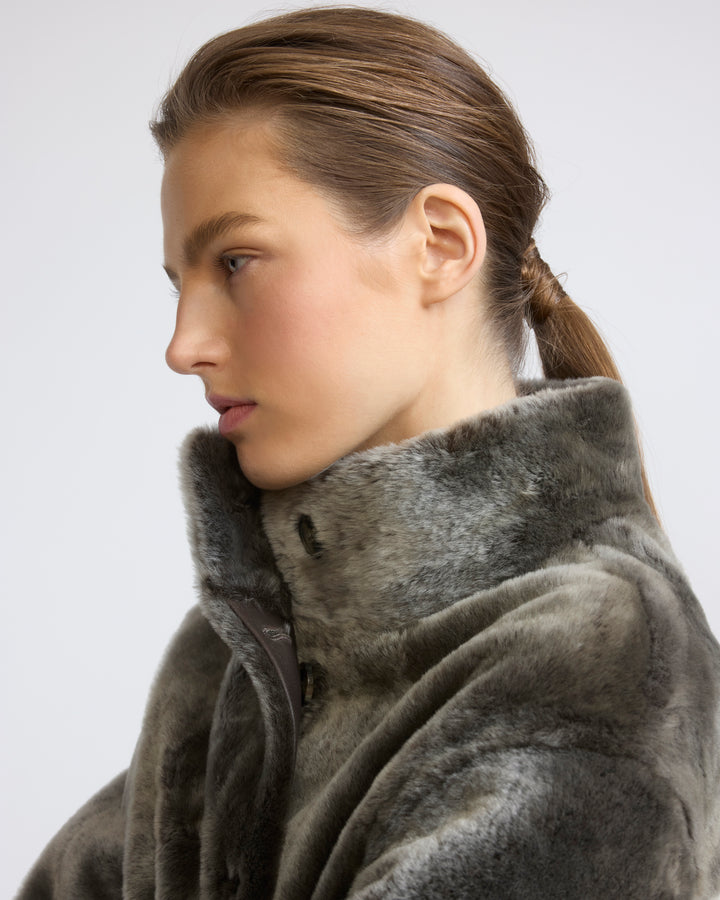 Merino lambskin shearling jacket - Yves Salomon - New Fall/Winter Collection