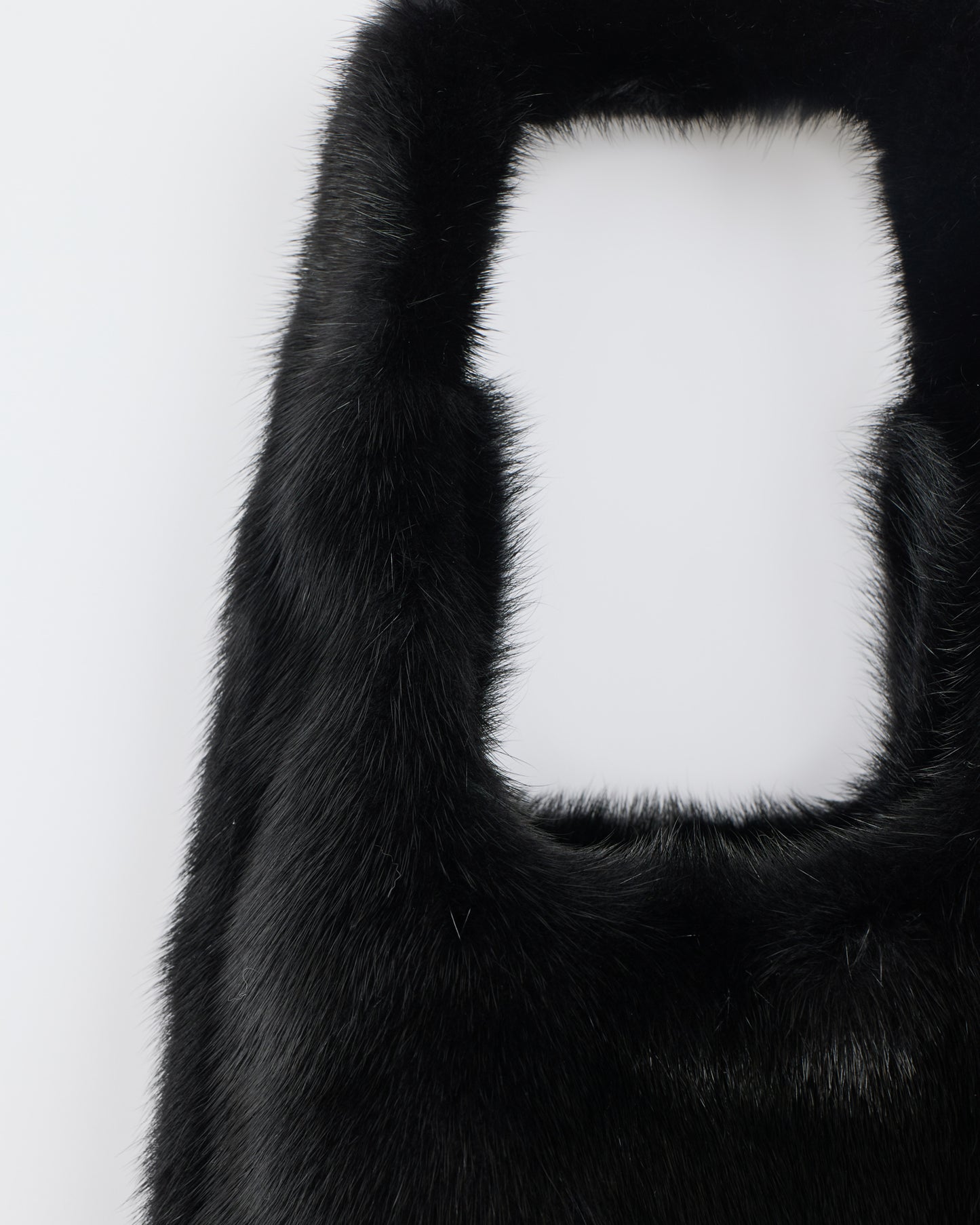 Mink fur bag with lamnskin details - New Fall/Winter Collection