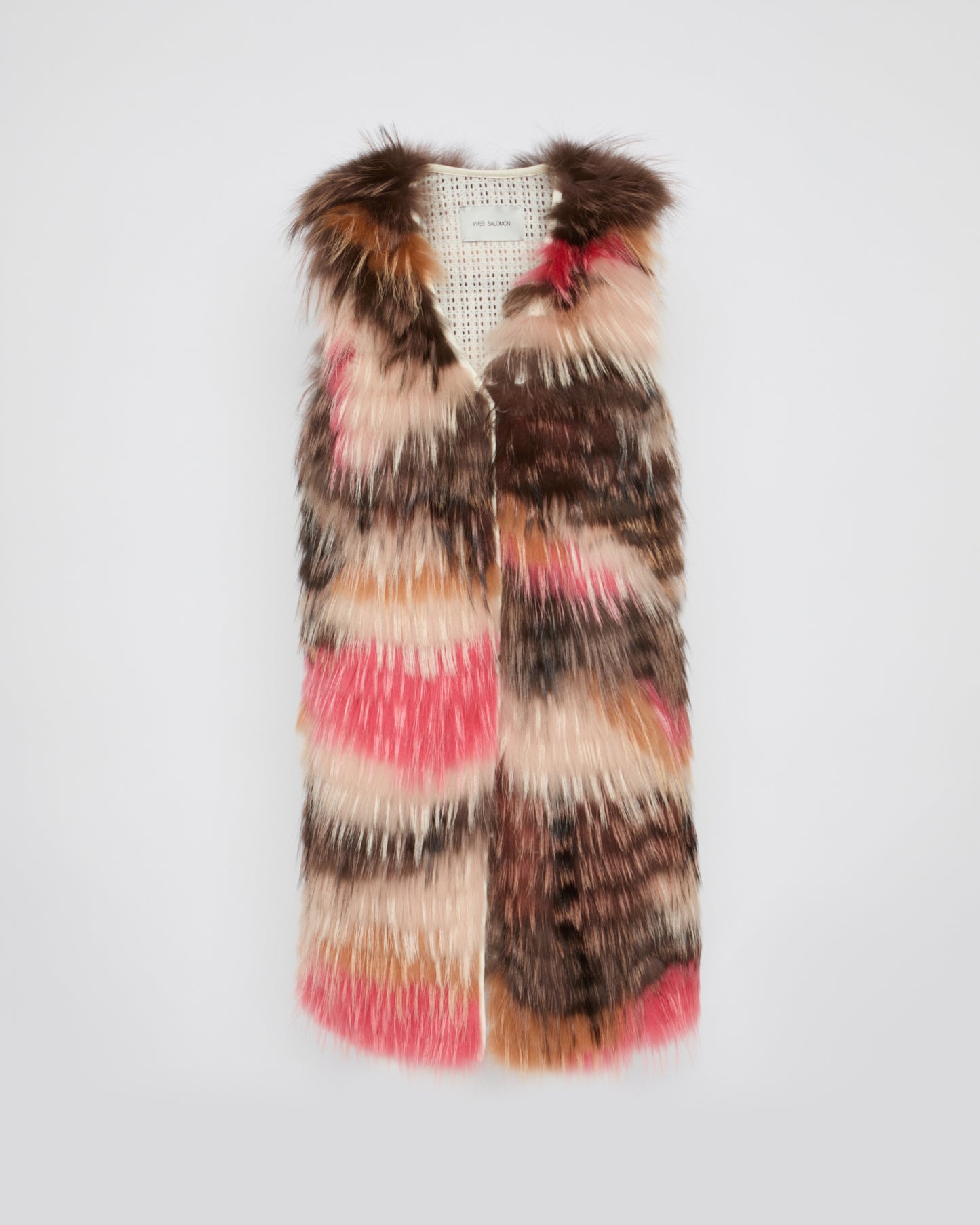 Winter sale & boxing day Yves Salomon -Long fur gilet