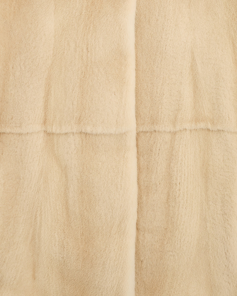 Long mink jacket with nylon lining-Yves salomon-Winter sale & boxing day