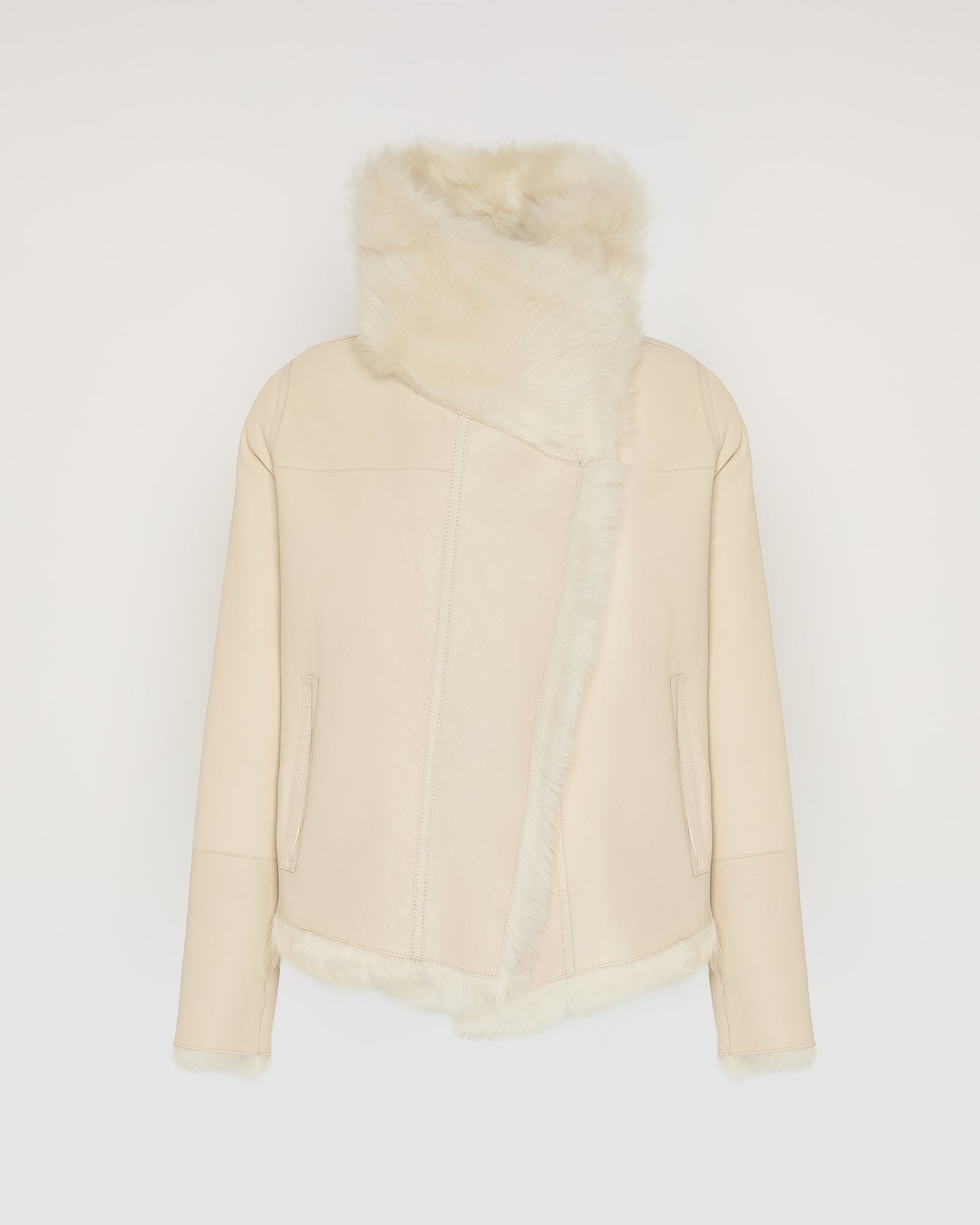 Short jacket in Toscana lambskin