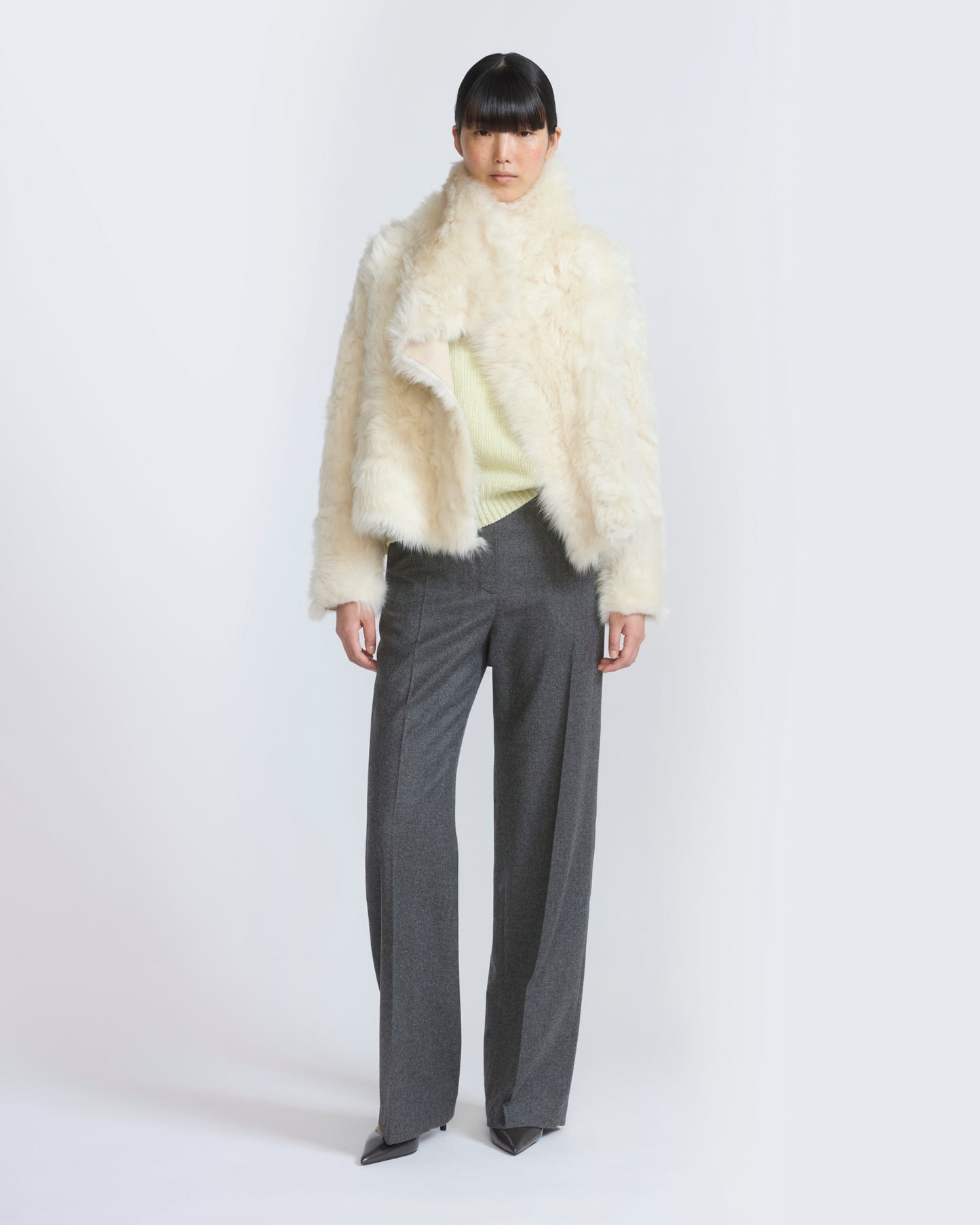 Short jacket in Toscana lambskin - Yves Salomon - New Fall/Winter Collection