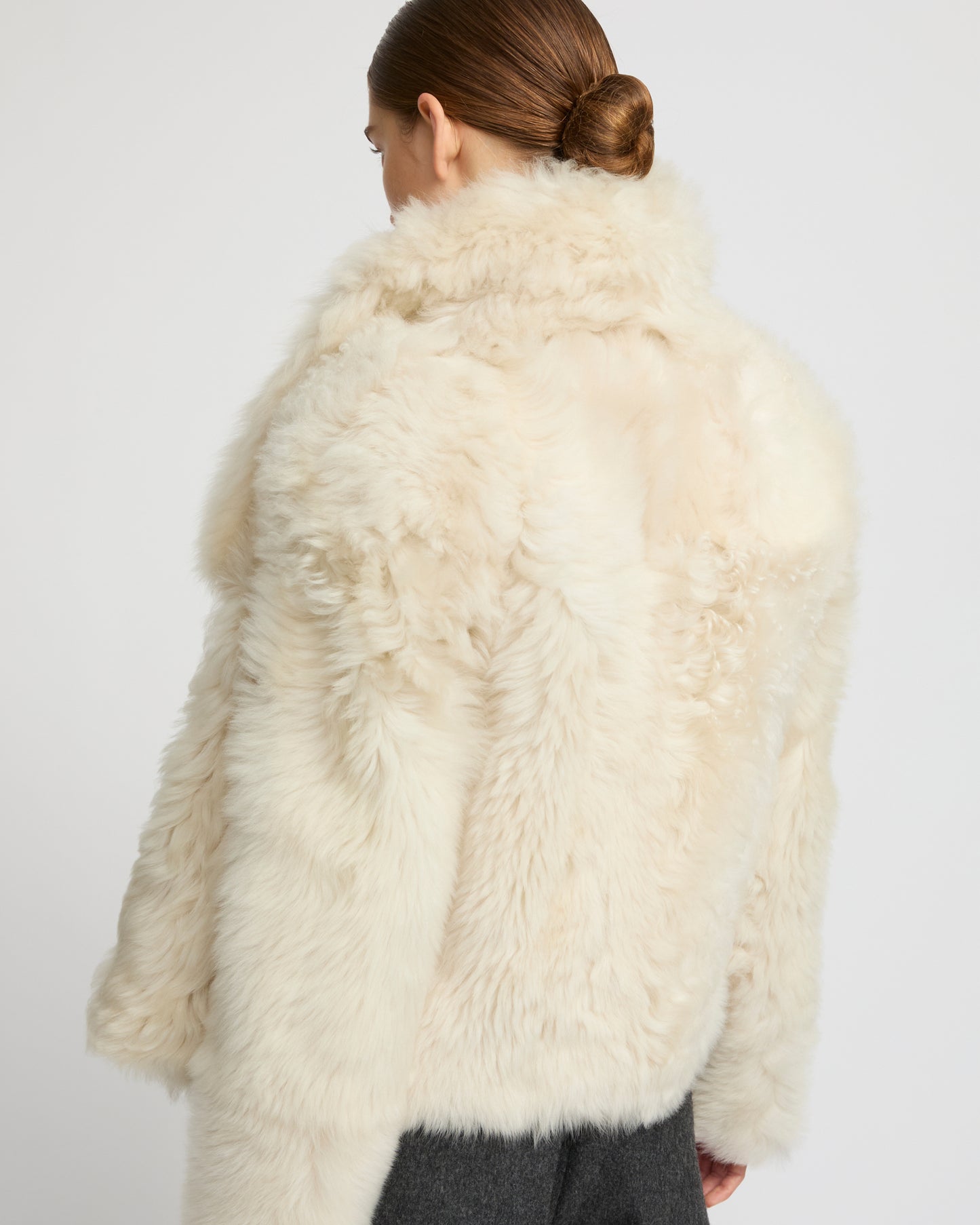 Short jacket in Toscana lambskin